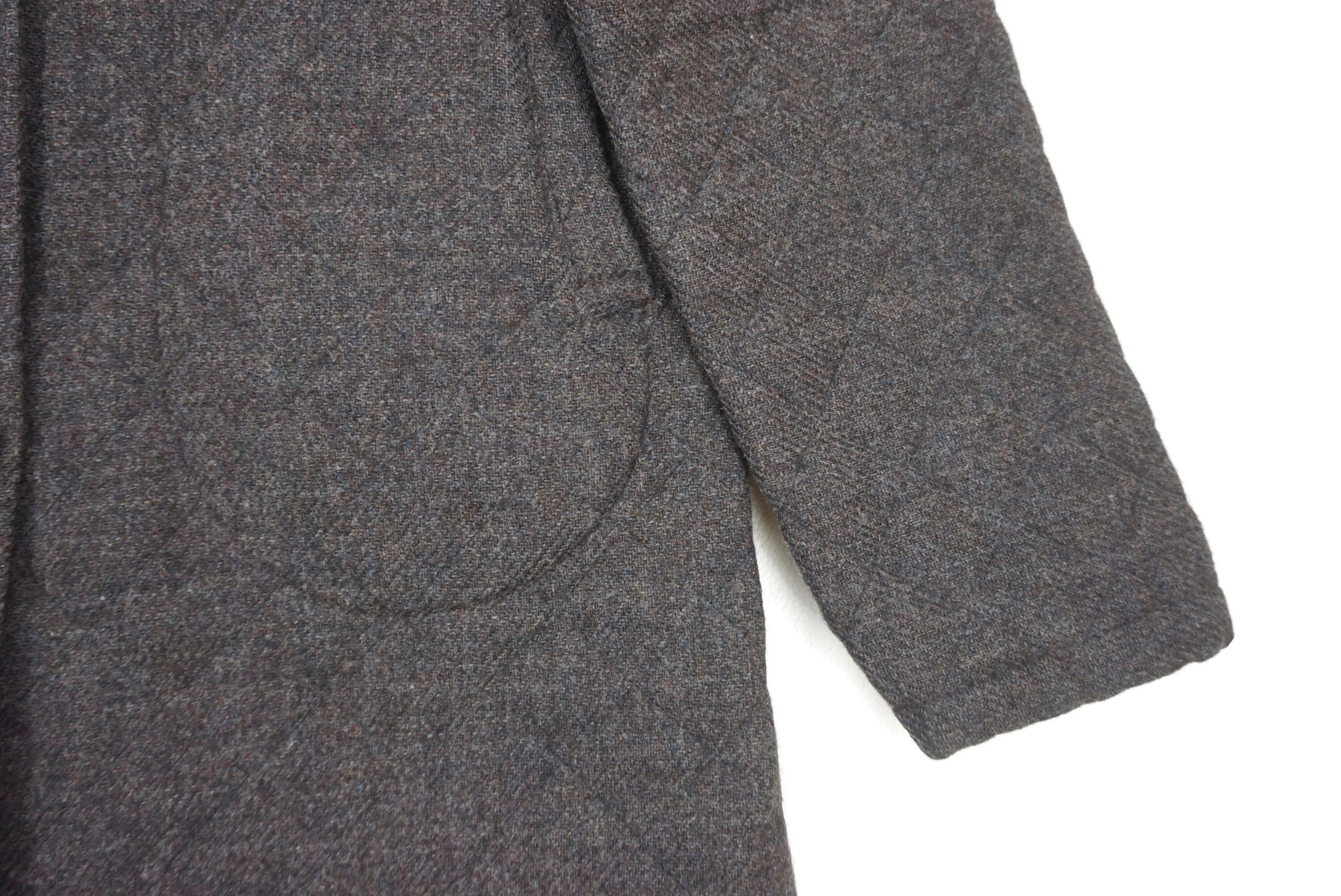 Mackintosh Quilted Lining Wool Jacket Long Coat Made in Scotland Size XS / US 0-2 / IT 36-38 - 8 Thumbnail