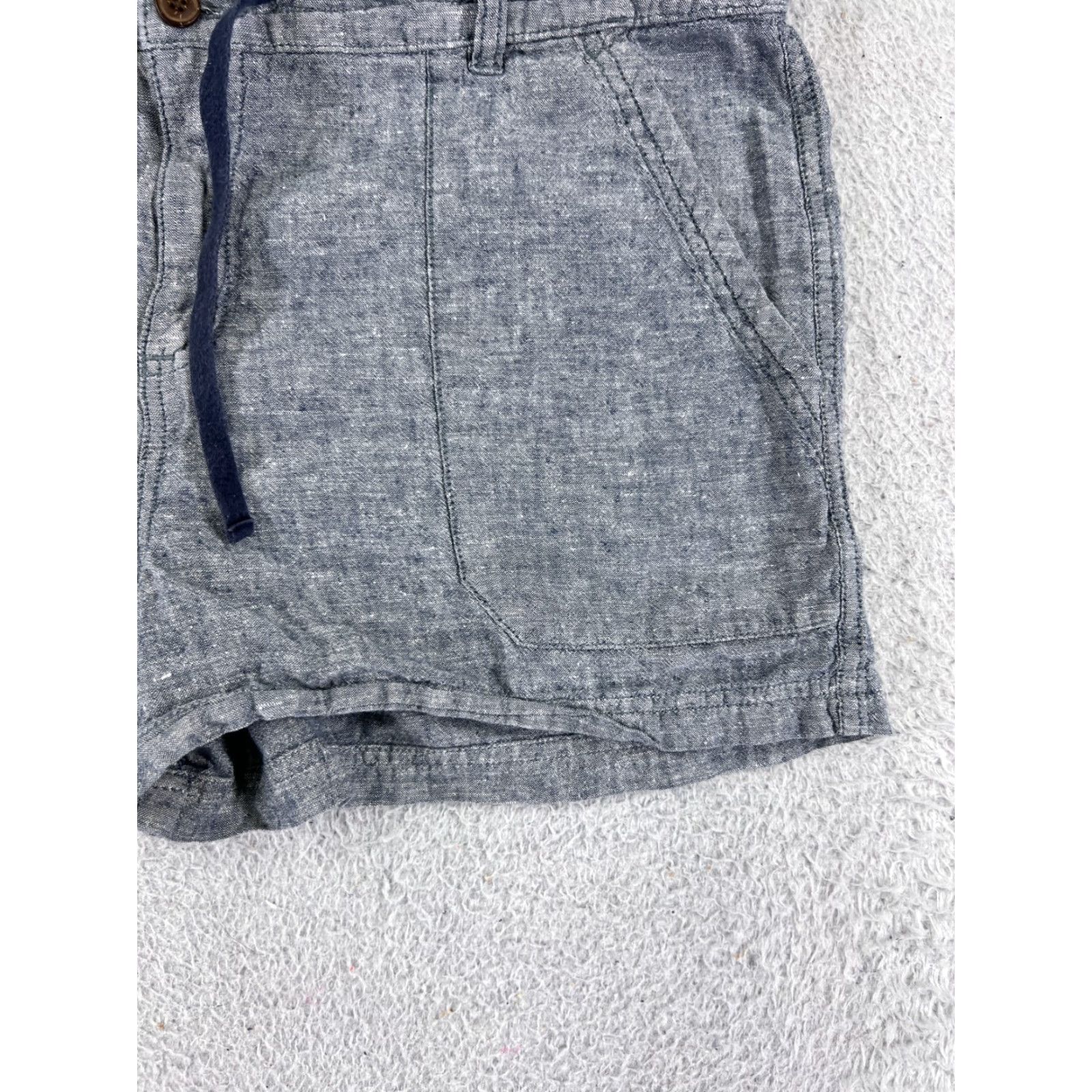 Patagonia Patagonia Shorts Womens 14 Blue Chambray Hemp Blend Island 34x3 Size 36" / US 14 / IT 50 - 5 Thumbnail