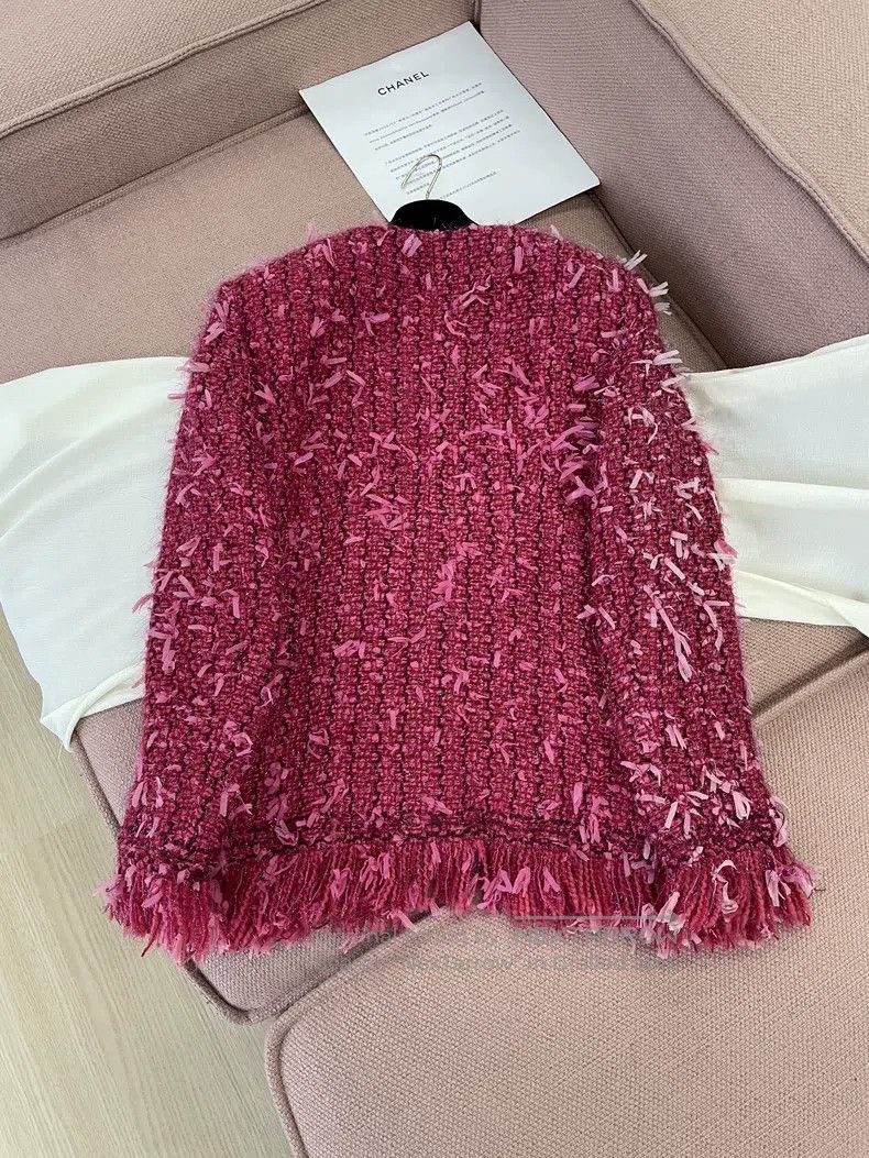 Chanel Chanel 17A Metropolis Series Red Tassel Coat Size XS / US 0-2 / IT 36-38 - 4 Thumbnail