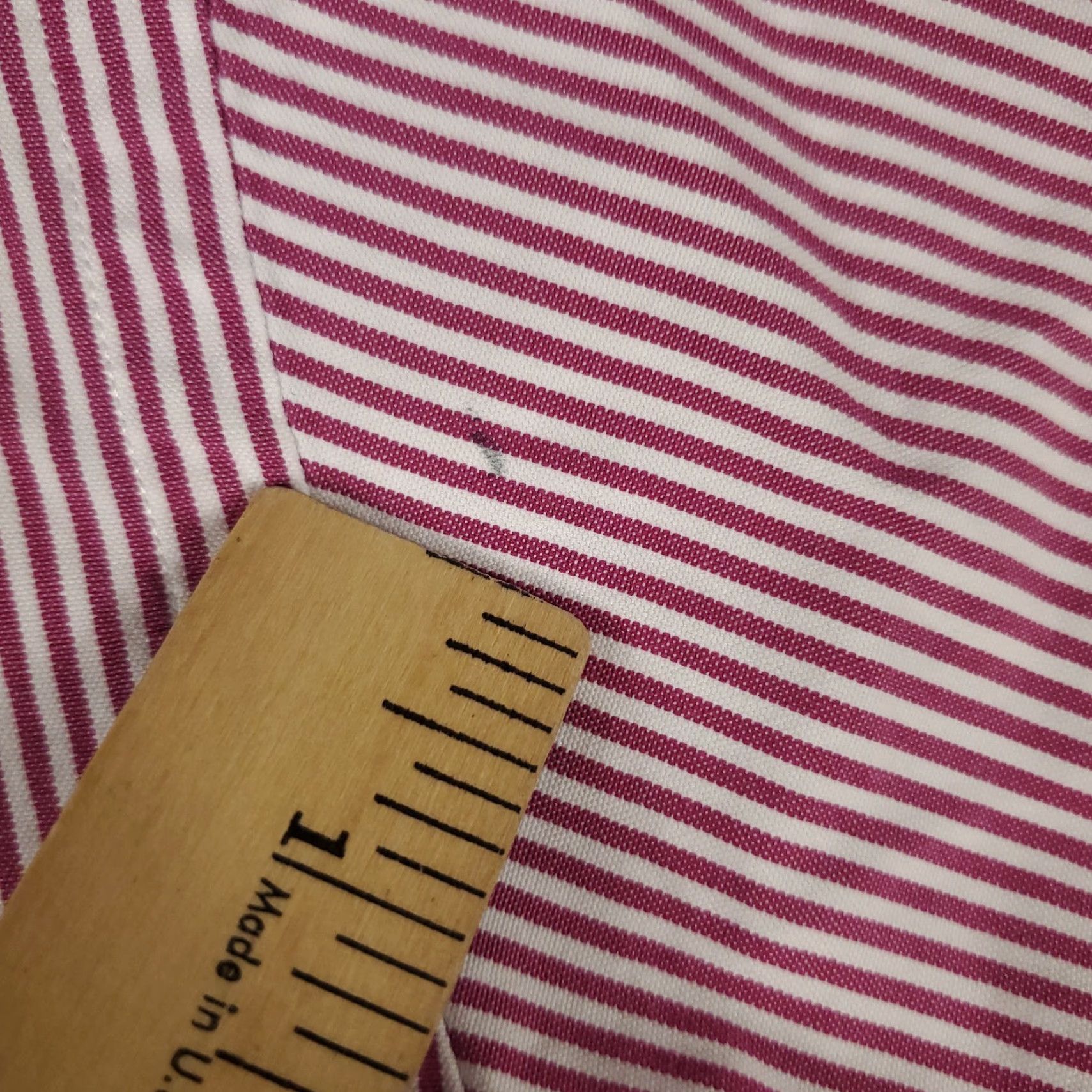 Ralph Lauren VINTAGE Ralph Lauren Shirt Mens Medium Purple Striped Button-Up Collared Short Sleeve Classic, Preppy, All Seasons, Logo, Pockets Size US M / EU 48-50 / 2 - 4 Thumbnail