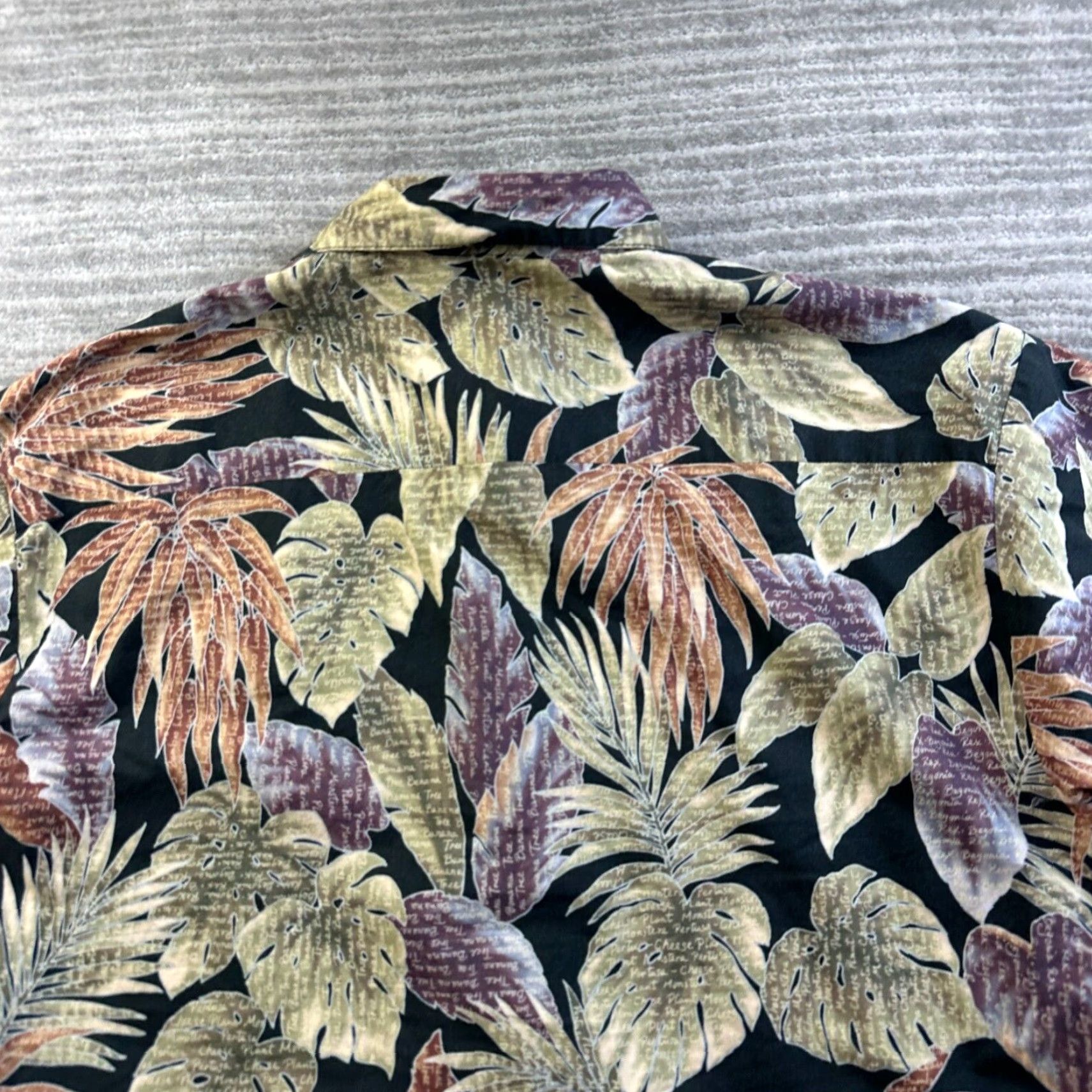 Tori Richard Tori Richard Shirt Mens Medium Black Green Floral Button Up Hawaiian Shirt Mens M Green Hawaiian Floral Button-Up Shirt Size US M / EU 48-50 / 2 - 5 Thumbnail