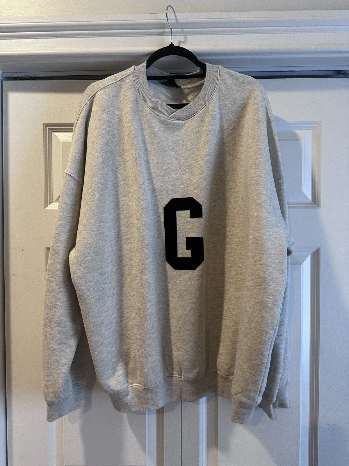 image of Fear Of God 7 G Crewneck in Heaher Gray, Men's (Size Large)