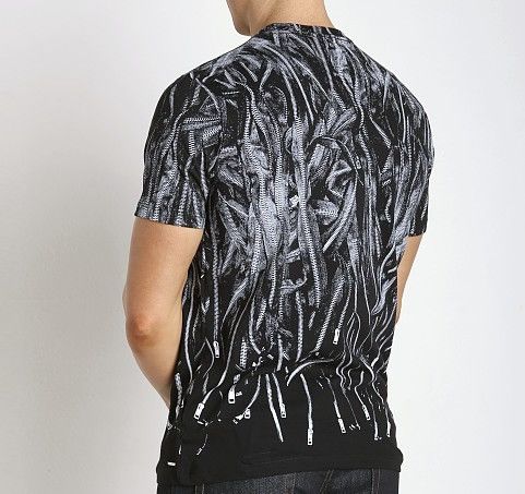Diesel Diesel Neza Zipper Print T-Shirt Black Size US M / EU 48-50 / 2 - 8 Thumbnail