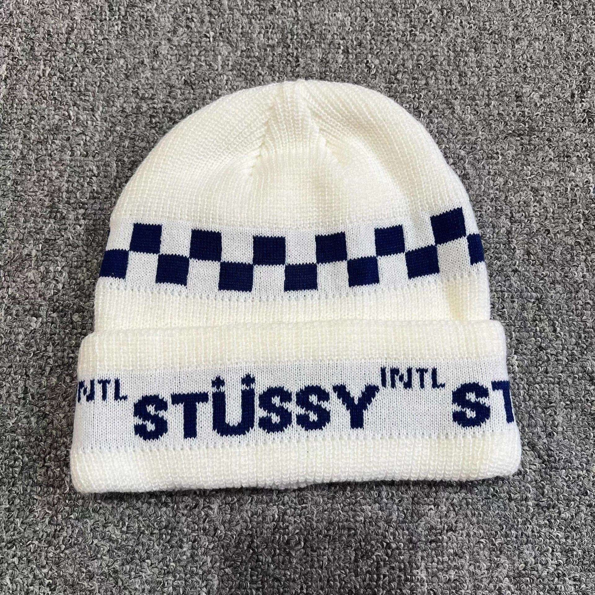 Stussy Stussy Checkerboard Logo Knit Beanie Q7 Size ONE SIZE - 8 Thumbnail