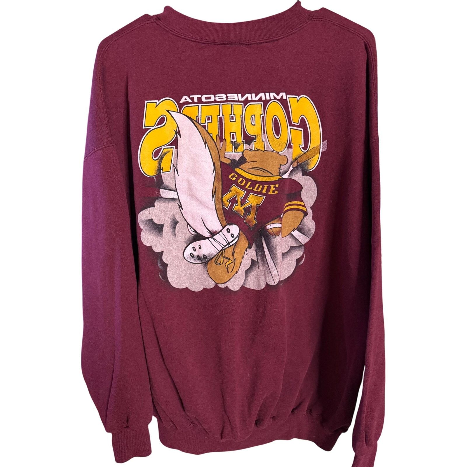 Puma Vintage Minnesota Gophers Breakthrough Crewneck Size US XXL / EU 58 / 5 - 2 Thumbnail
