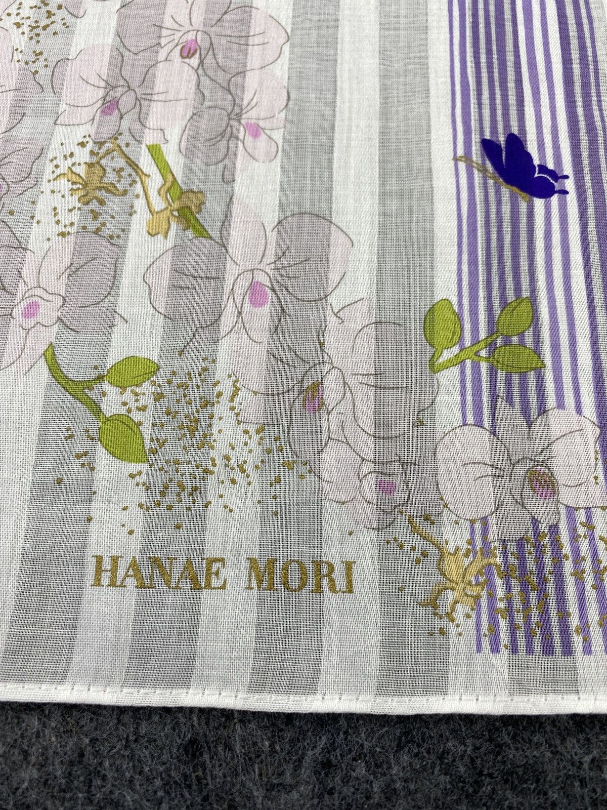 Hanae Mori × Vintage Hanae Mori Handkerchief / Bandana / Neckerchief-B296 Size ONE SIZE - 5 Thumbnail