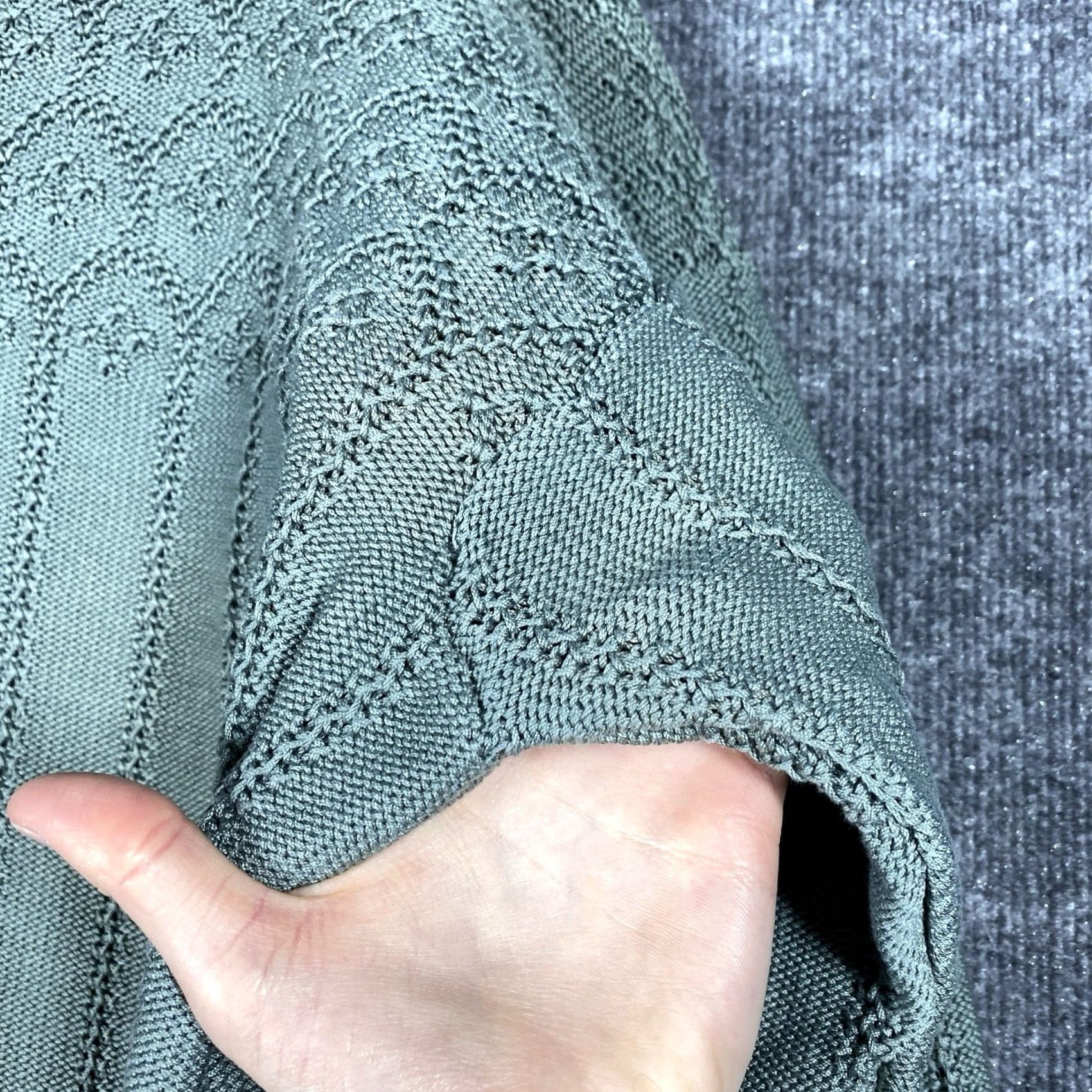Vintage VINTAGE Ramsay of Dublin Ireland Sweater Women Oversized Hand Loomed Cotton L Green Size L / US 10 / IT 46 - 6 Thumbnail