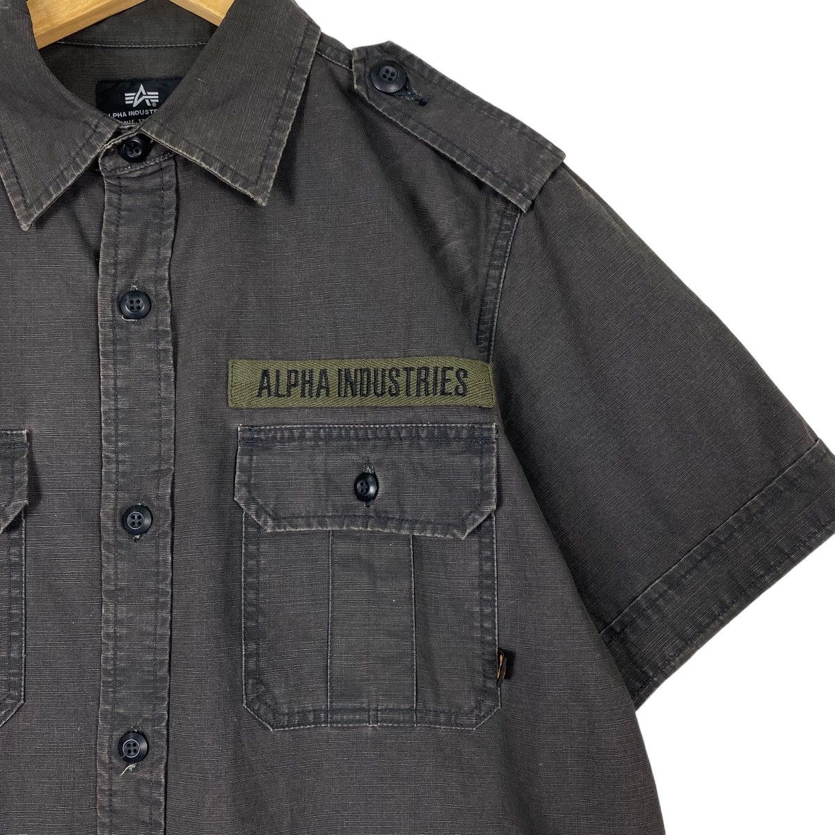 Alpha Industries × Japanese Brand Alpha Industries Military Shirt Size M Size US L / EU 52-54 / 3 - 6 Thumbnail