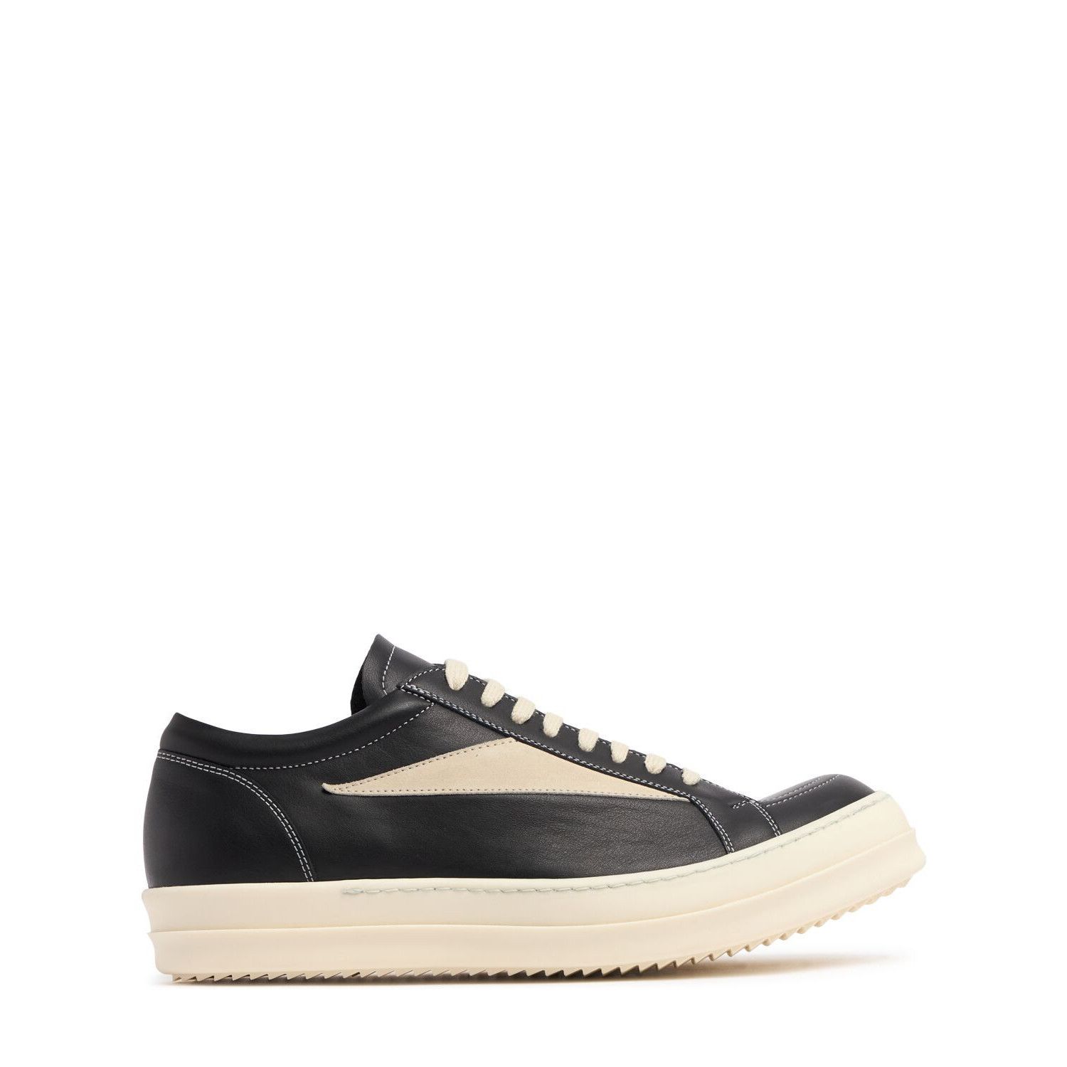 RICK OWENS CONCORDIANS Vintage Black/Milk Women's Low Sneake