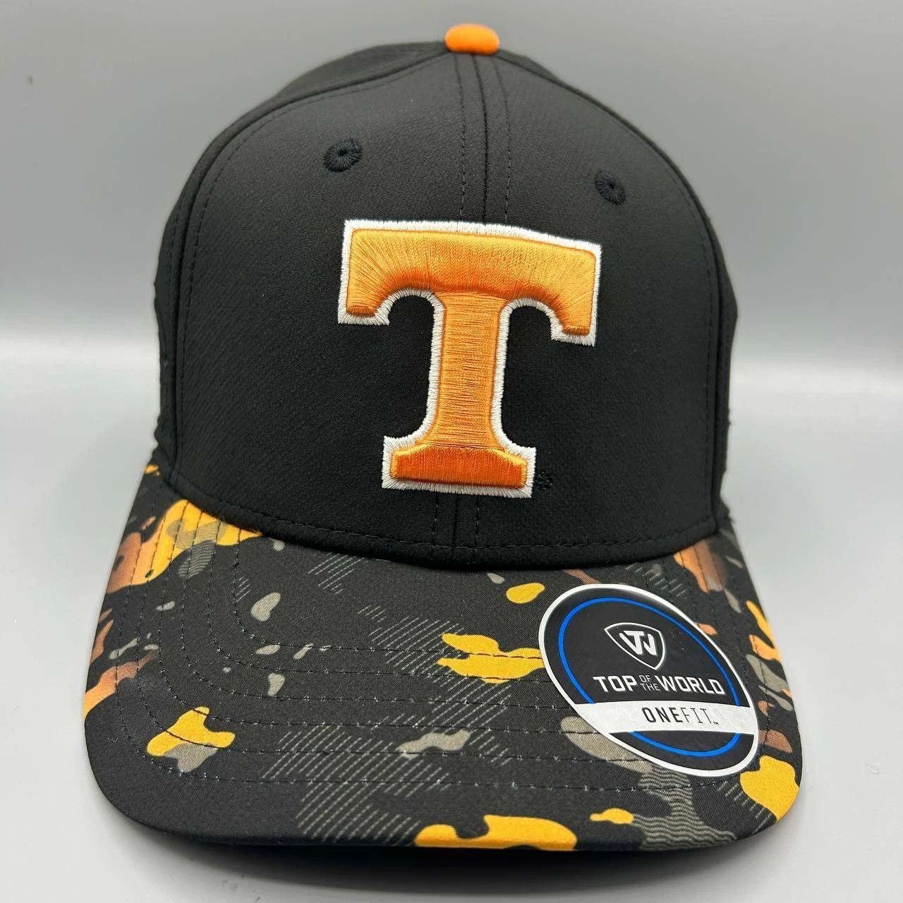 Top Of The World Tennessee Volunteers Hat Men S-M NCAA OHT Stretch Fitted Cap Size ONE SIZE - 1 Thumbnail