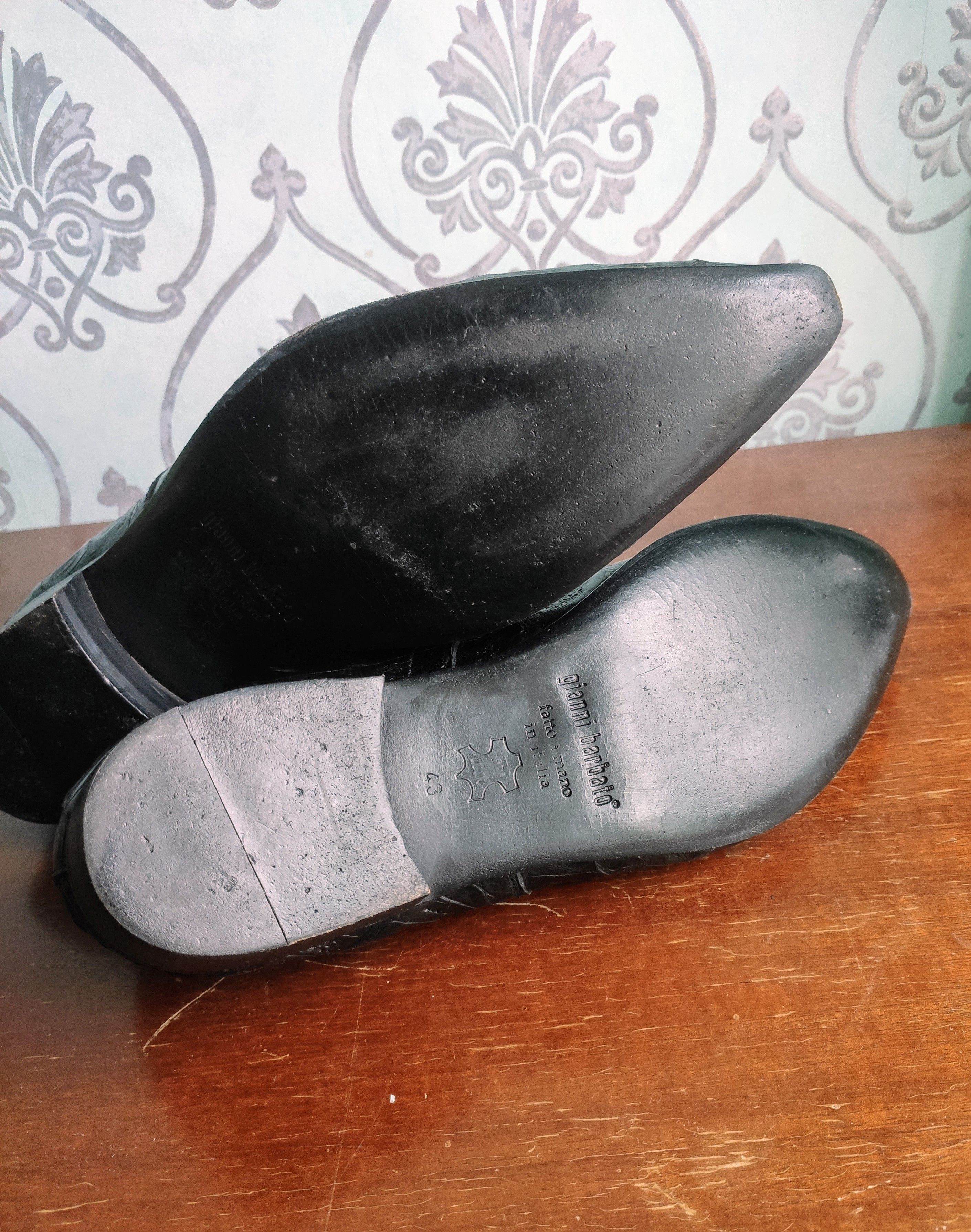 Gianni Barbato Alligator derbies.Like Prada or Saint-Laurent Size US 9.5 / EU 42-43 - 5 Thumbnail