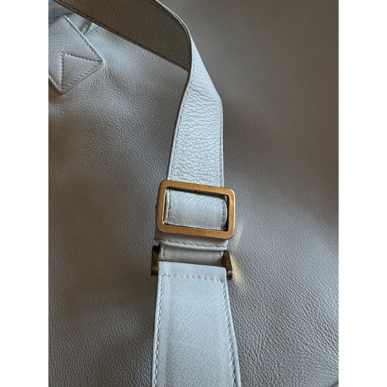 Gucci Gucci White Leather Tote Bag Size ONE SIZE - 5 Thumbnail