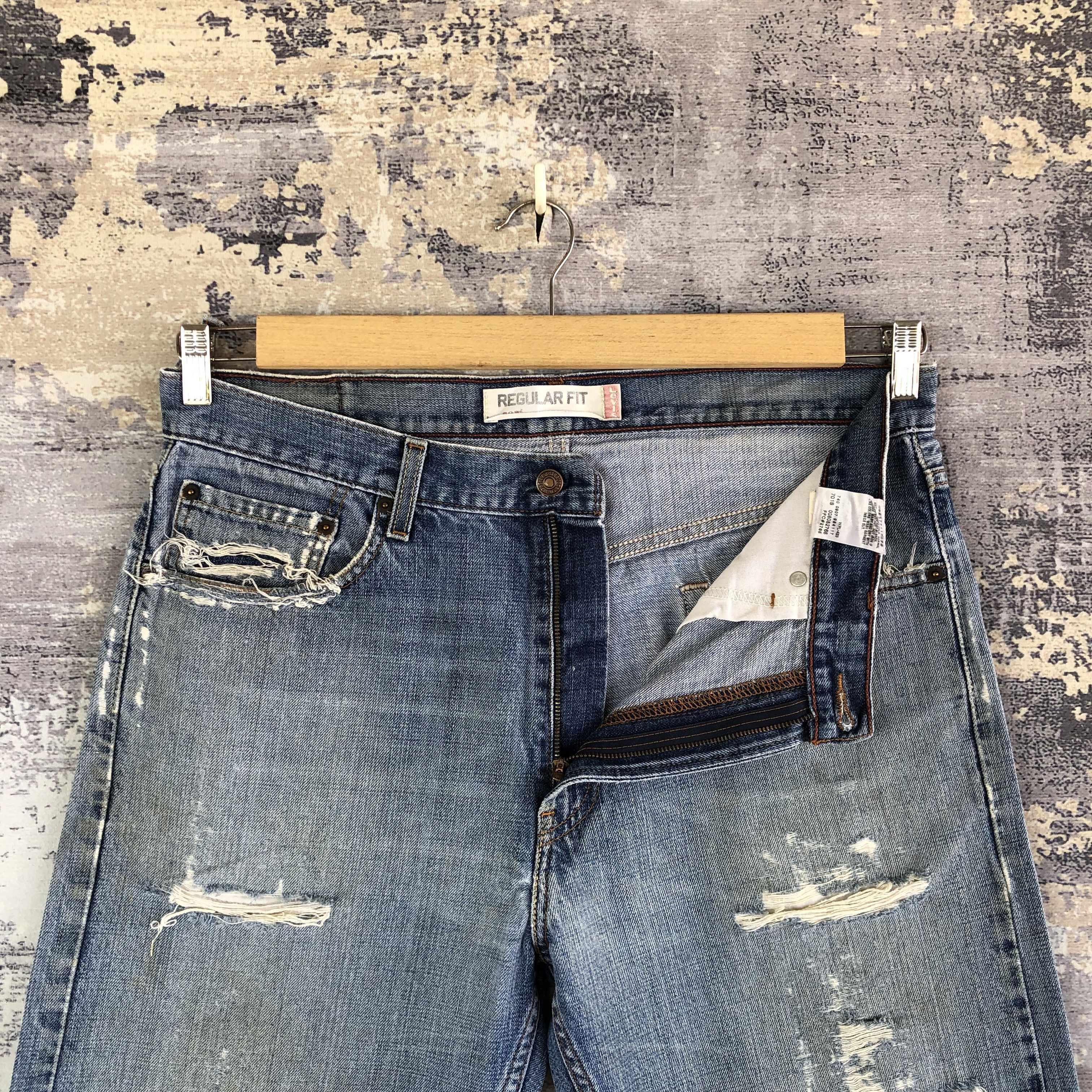 Levi's Vintage Levis 505 Jeans Distressed Levi's 505 Faded Denim Size US 36 / EU 52 - 7 Thumbnail