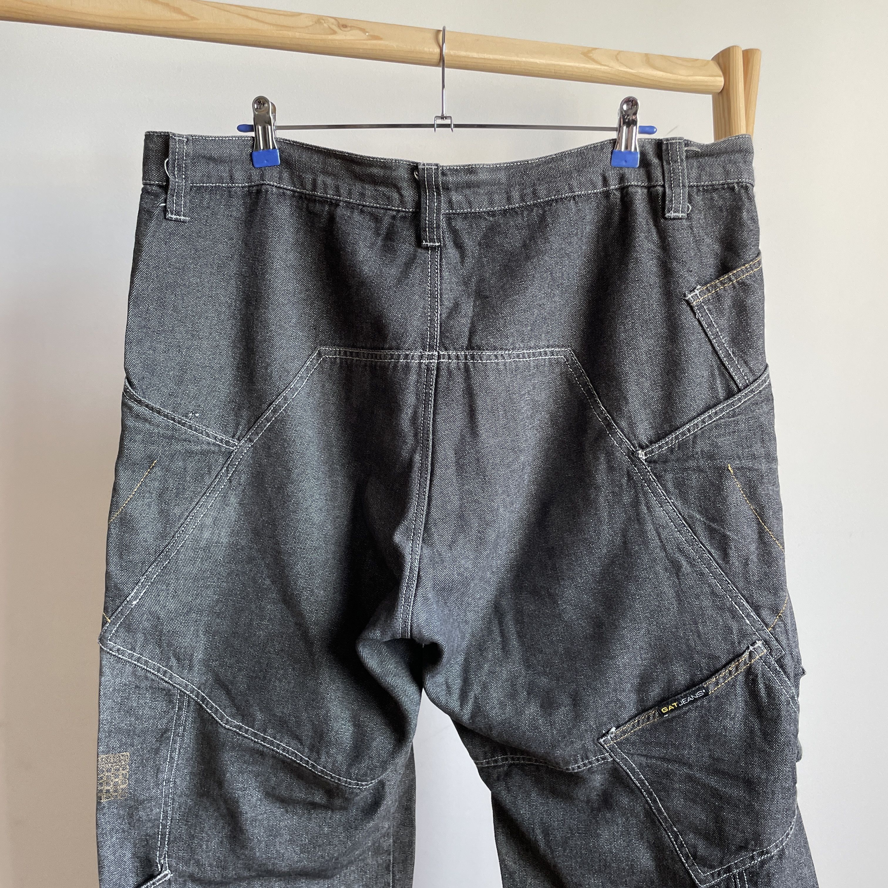 Other Gat Jeans Vintage 90's Made in USA Wide Leg Baggy Denim Size US 38 / EU 54 - 8 Thumbnail