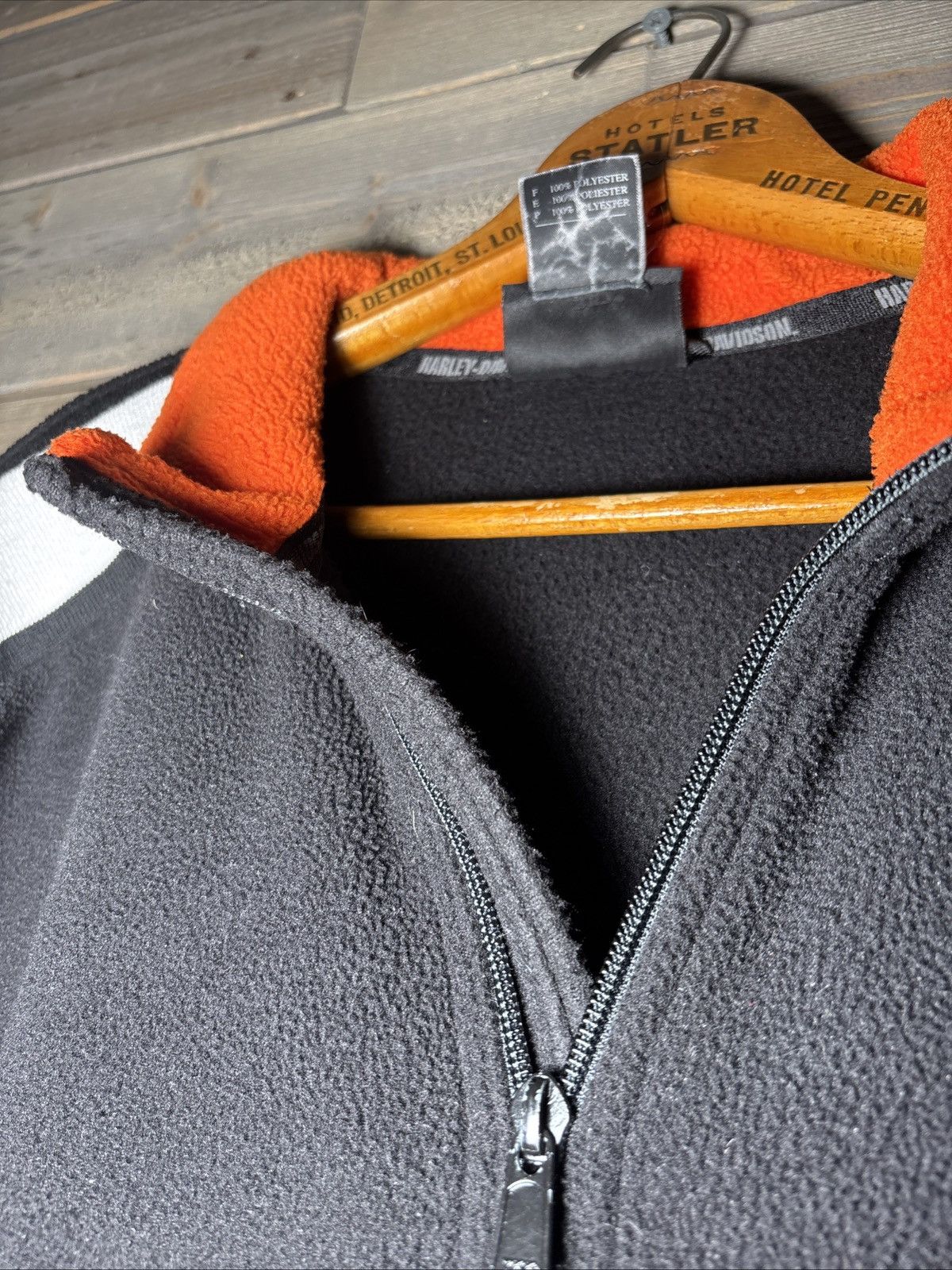 Harley Davidson Vintage Harley Davidson half zip men’s pullover fleece. Size US L / EU 52-54 / 3 - 3 Thumbnail