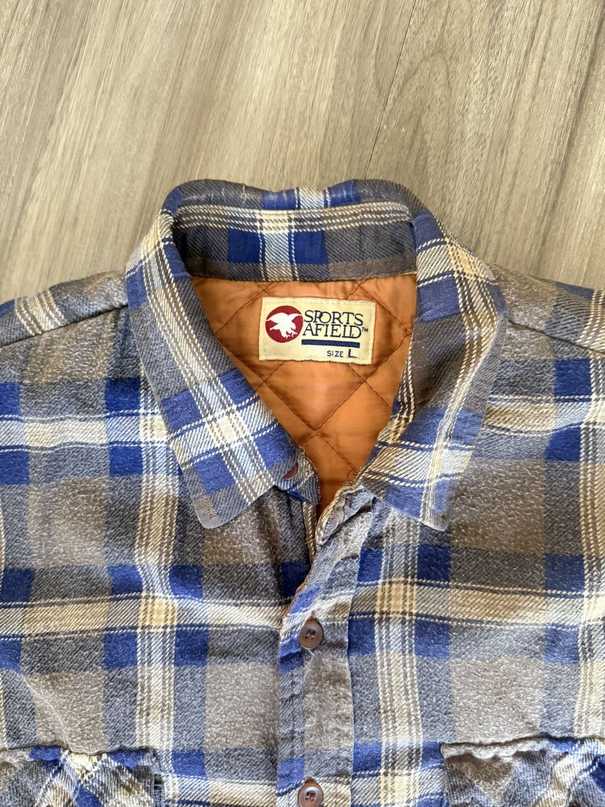 Sports Afield Vintage Sports Afield Flannel Shirt Jacket Plaid Lined Size US L / EU 52-54 / 3 - 3 Thumbnail