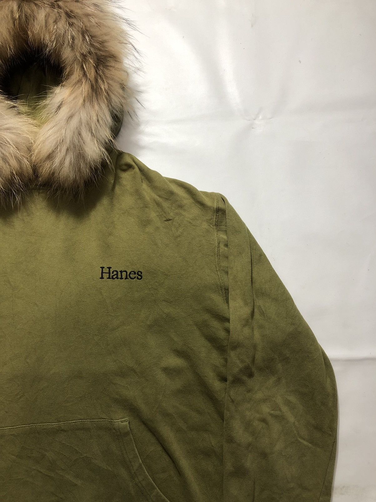 If Six Was Nine × Japanese Brand × Le Grande Bleu (L.G.B.) Japanese Poem Fur Hoodie Ifsix LGB Style Size US L / EU 52-54 / 3 - 3 Thumbnail