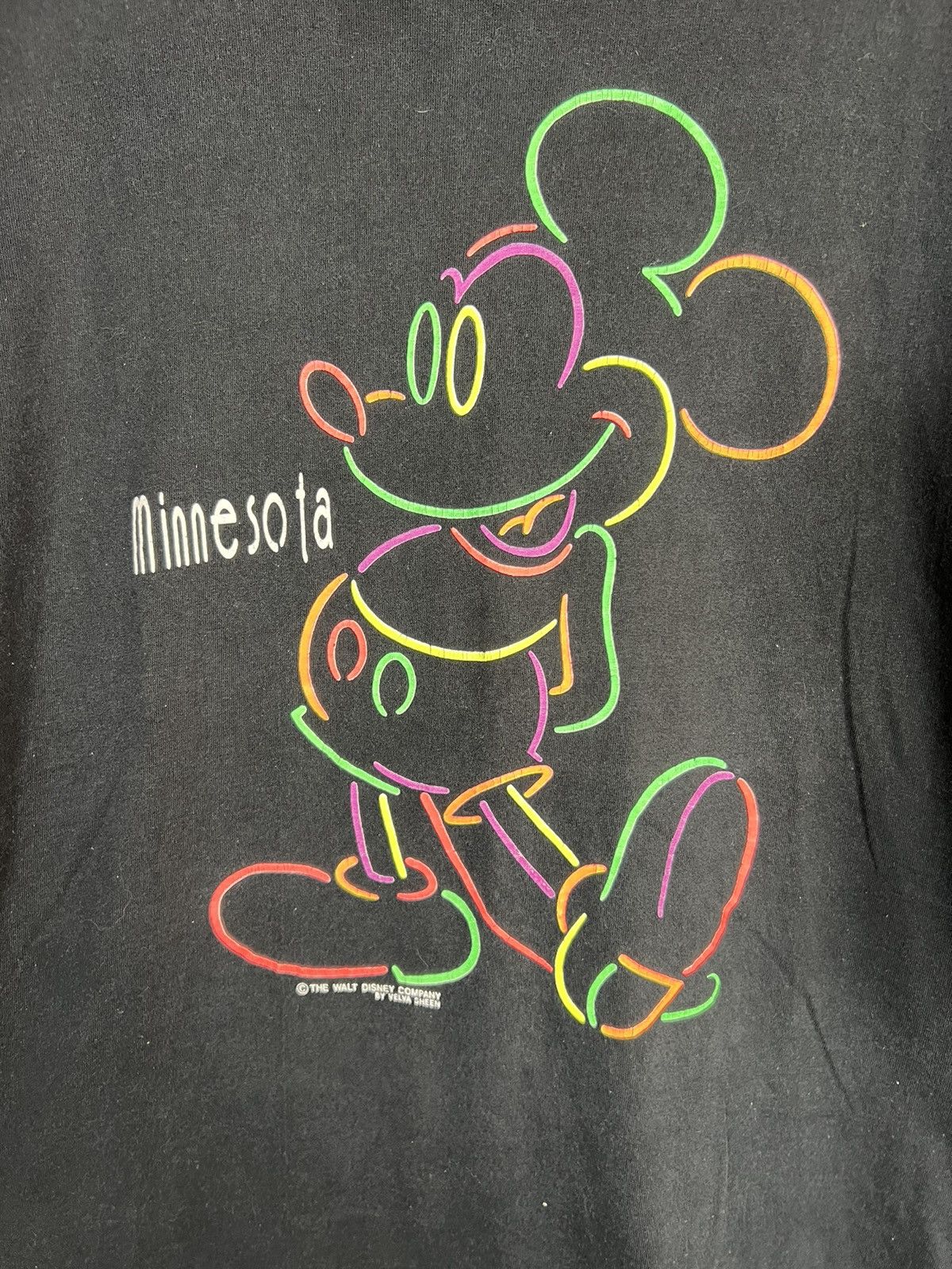 Disney × Vintage Vintage Mickey Mouse Disney Shirt Size US L / EU 52-54 / 3 - 2 Thumbnail