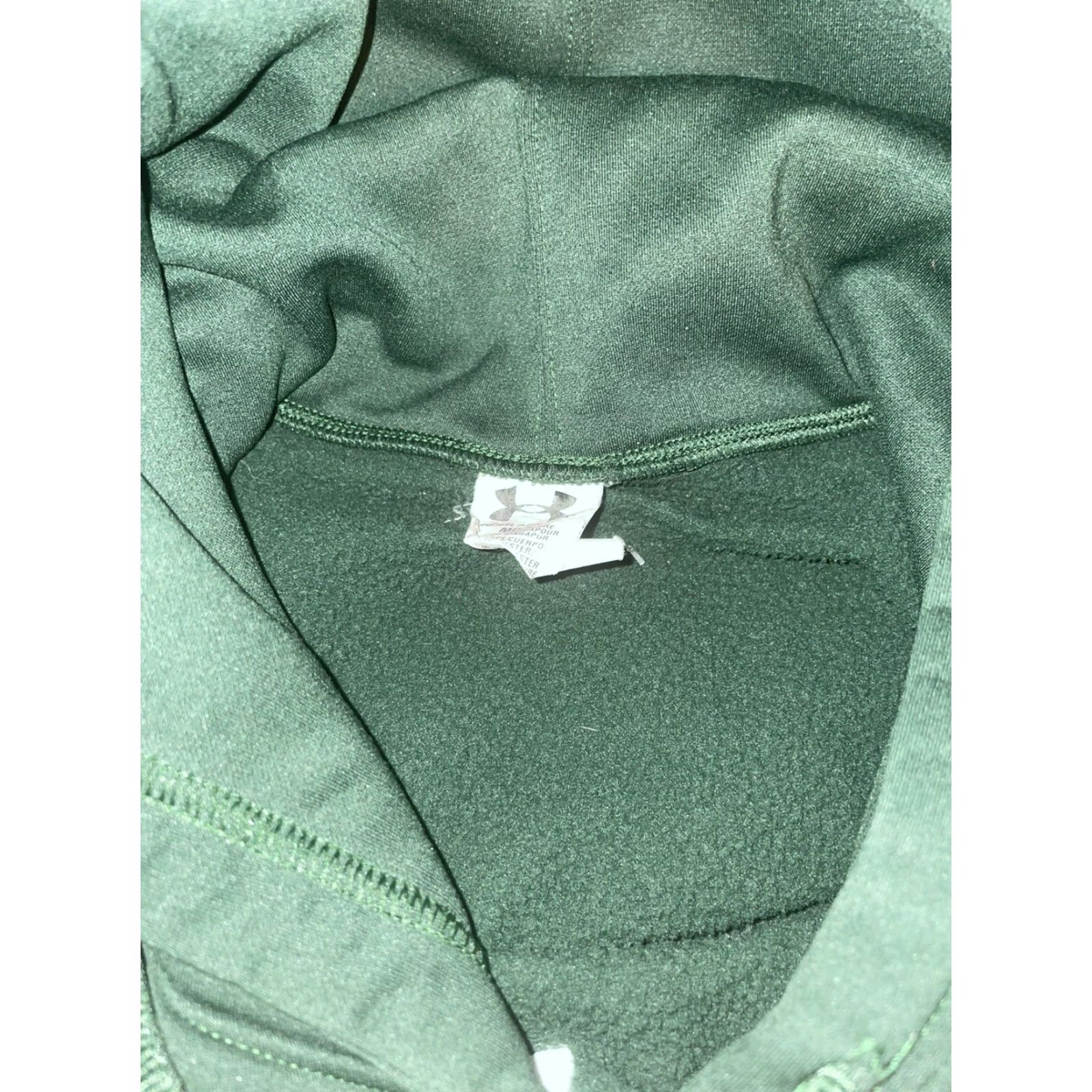 Under Armour Under Armour Jacket Mens M Dark Green Polyester Athletic Hoodie Size US M / EU 48-50 / 2 - 5 Thumbnail