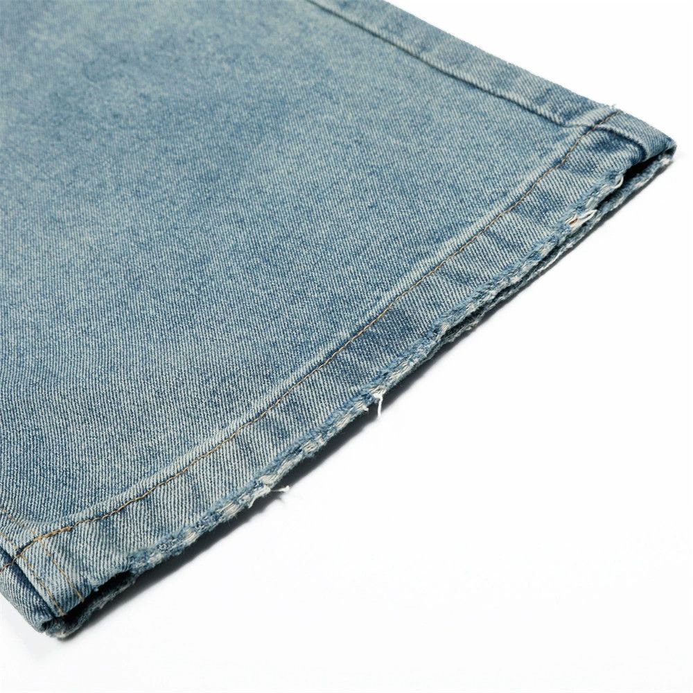 Jean Men's distressed straight washed jeans Size US 32 / EU 48 - 6 Thumbnail