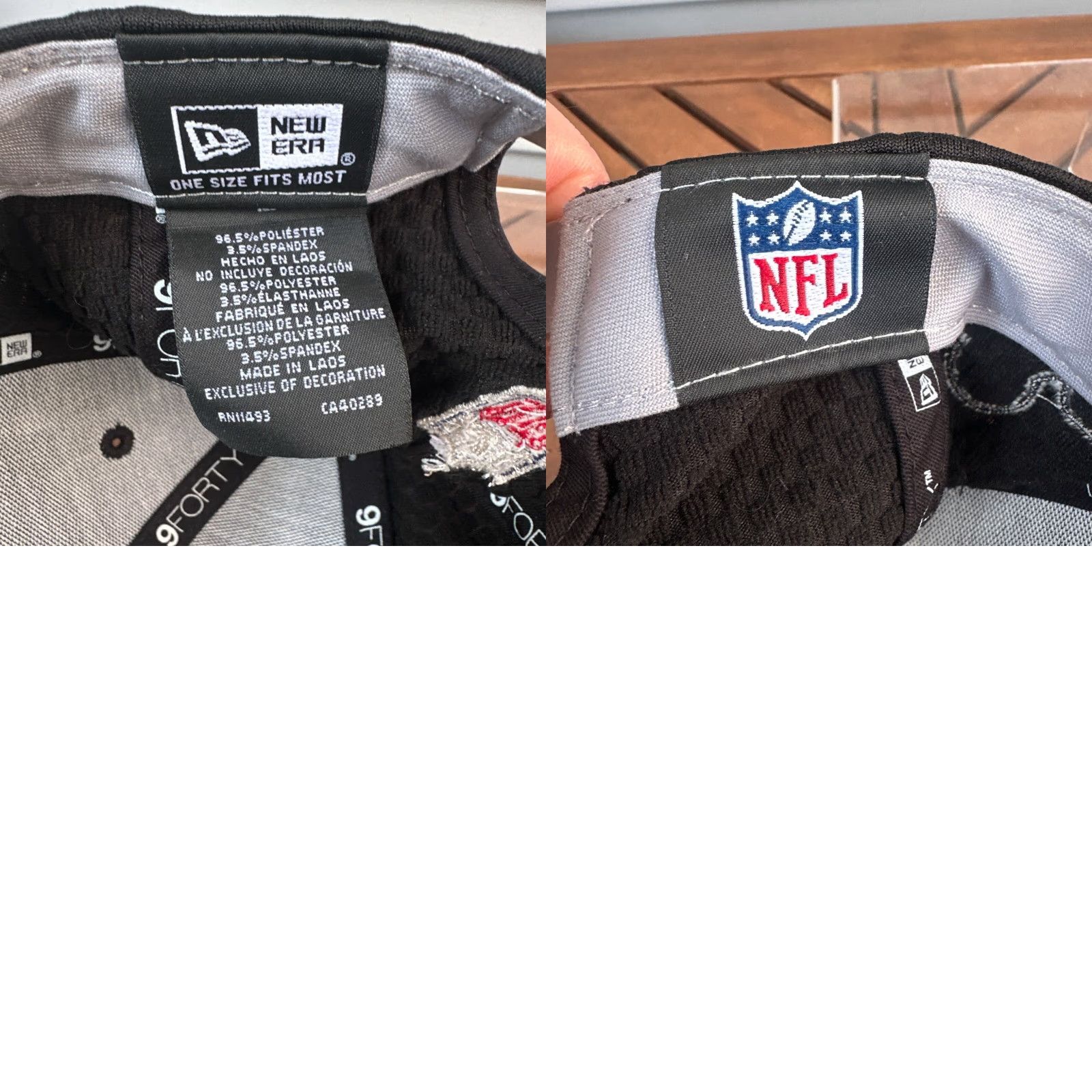 New Era VINTAGE Los Angeles Rams Super Bowl LVI Hat Cap Black Side Patch New Era 9Forty Snapback Cap Mens One Size Black Patch Snapback Sports Football 90s? Size ONE SIZE - 8 Thumbnail