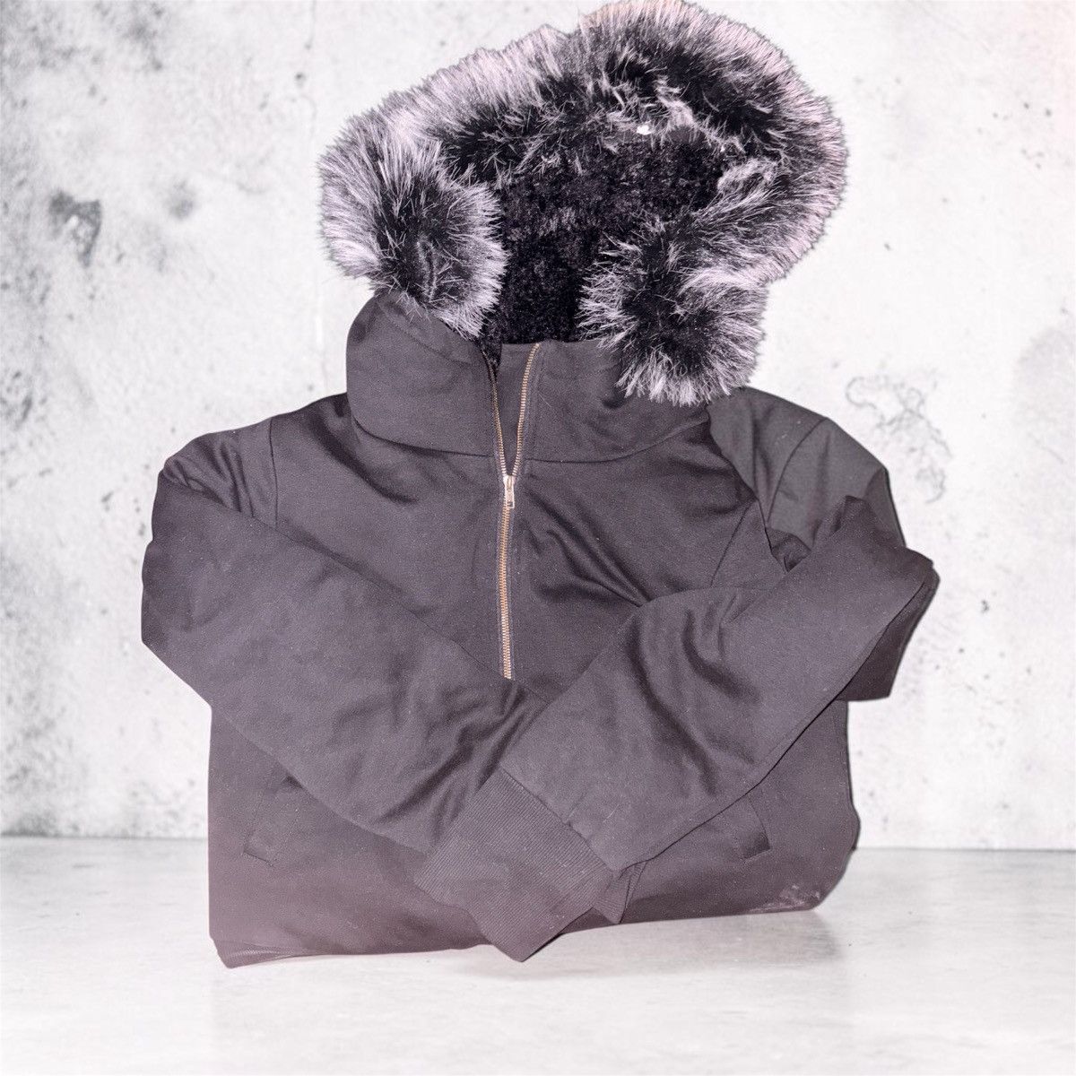 Other Fur hooded heavy jacket Size US XL / EU 56 / 4 - 1 Thumbnail