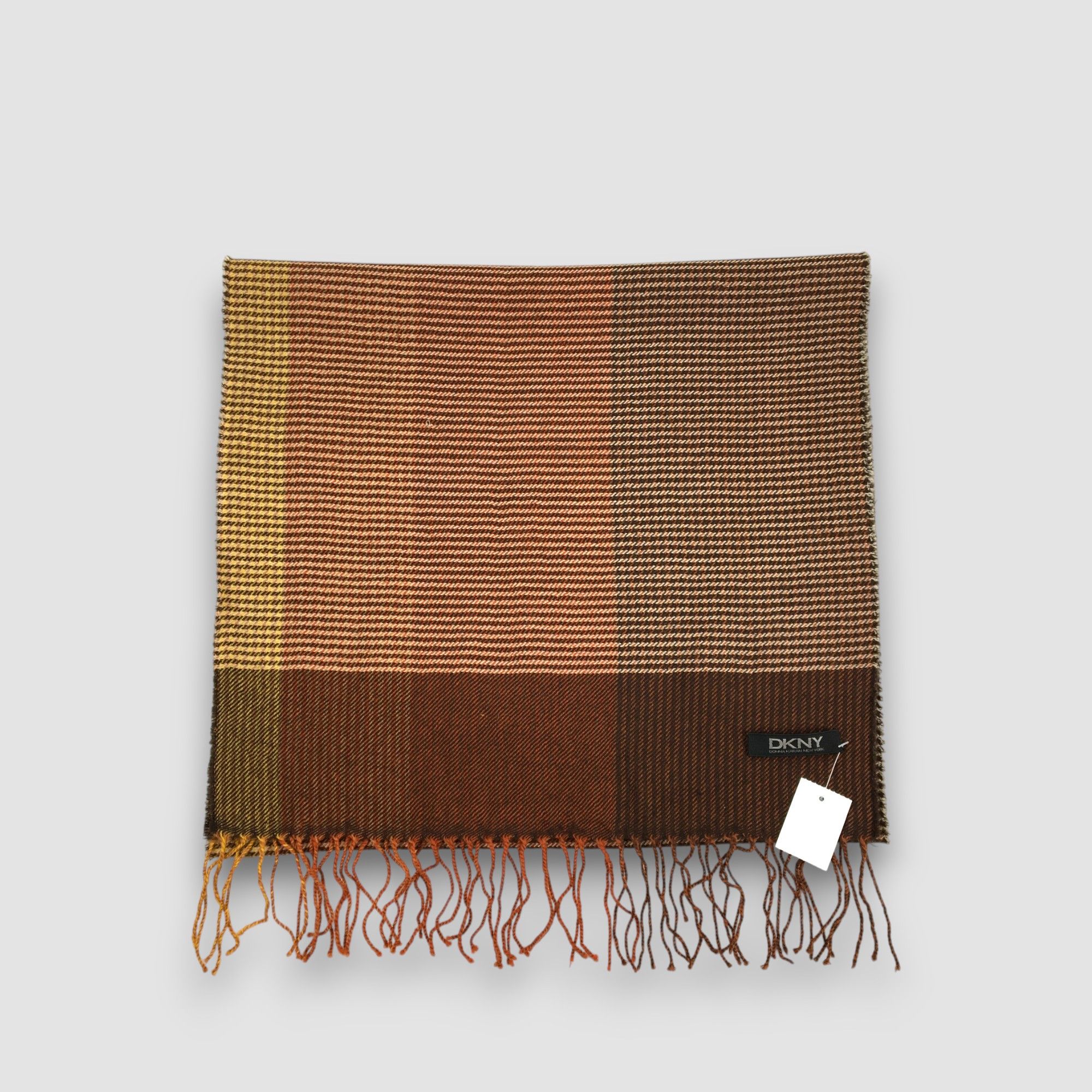 DKNY Vintage DKNY Scarf Muffler Wool Cashmere Scarves Size ONE SIZE - 2 Thumbnail