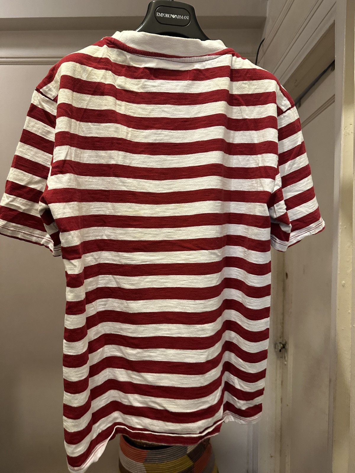 Guess Guess Original Striped Red T-shirt Size US S / EU 44-46 / 1 - 3 Thumbnail