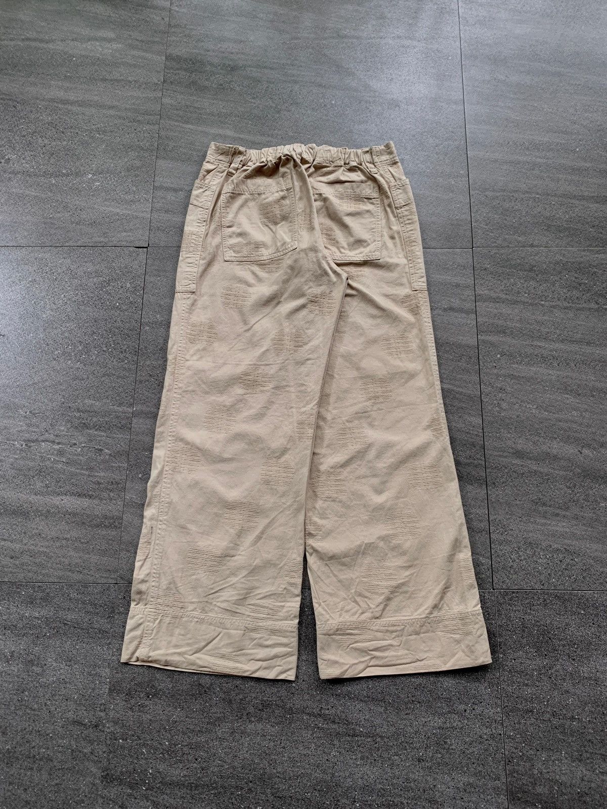 Issey Miyake FREE TAX! Plantation Scratches Effect Relaxed Pants Size US 31 - 7 Thumbnail