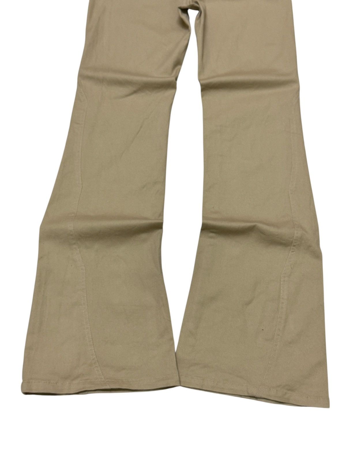 Tornado Mart Y2K Beige Flare Pants with Star Studded Cowboy Aesthetic Size US 26 / EU 42 - 15 Thumbnail