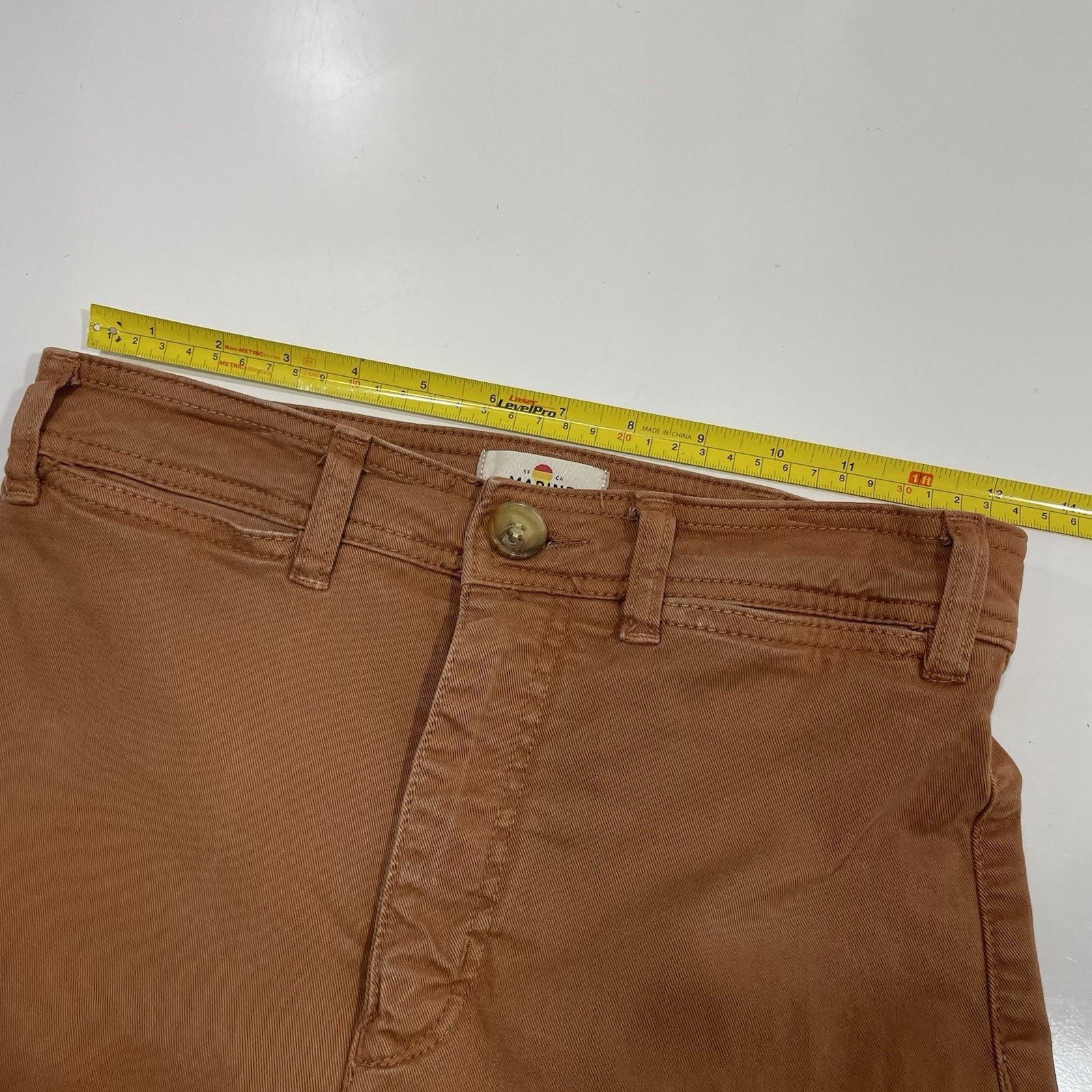 Marine Layer Marine Layer Pants Women's Size 4 (25”) Brown Bridget Wide Size 27" / US 4 / IT 40 - 5 Thumbnail
