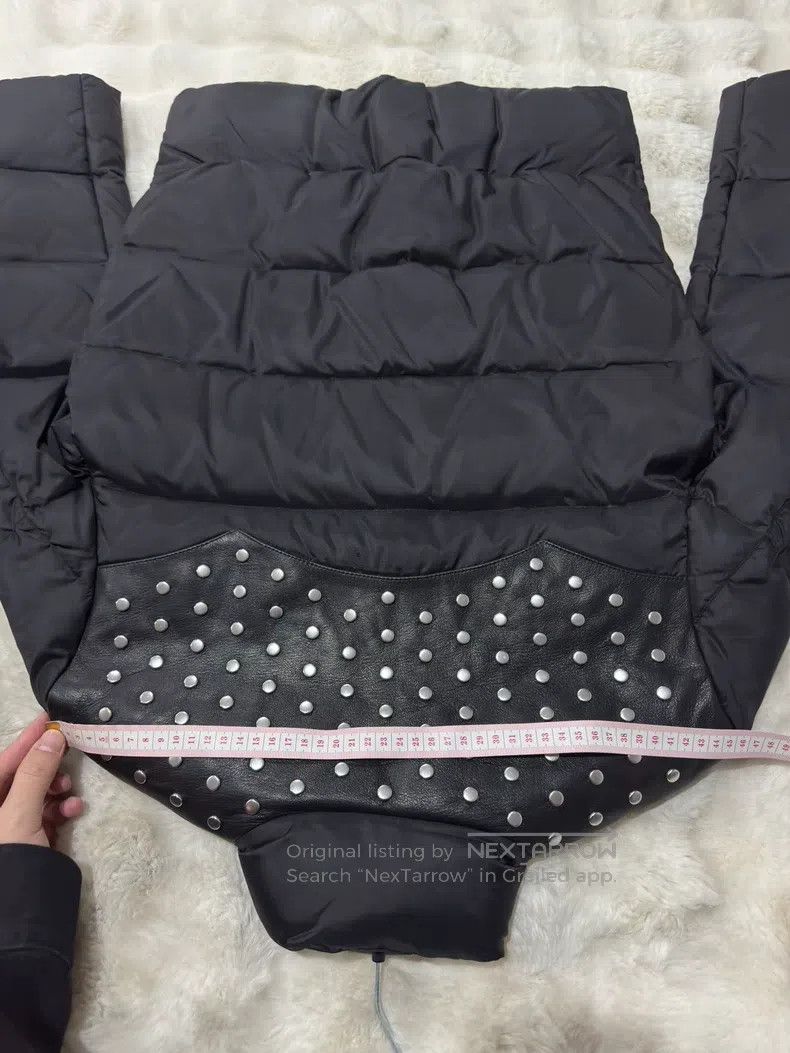 Saint Laurent Paris Saint Laurent Paris Studded Faux Leather Puffer Jacket Size US S / EU 44-46 / 1 - 6 Thumbnail