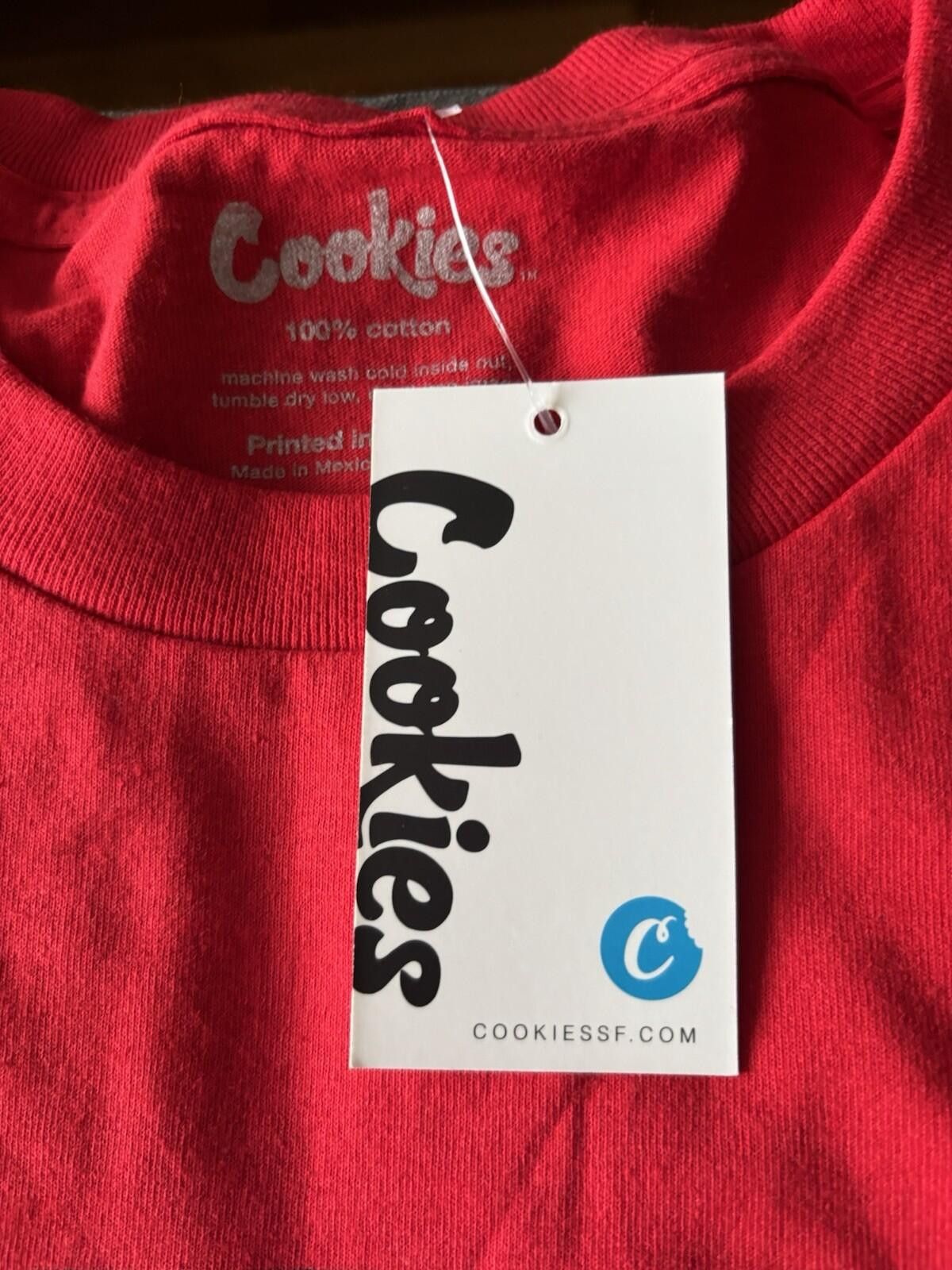 Cookies Cookies Red Long Sleeve Tee NWT Size US XXL / EU 58 / 5 - 4 Thumbnail