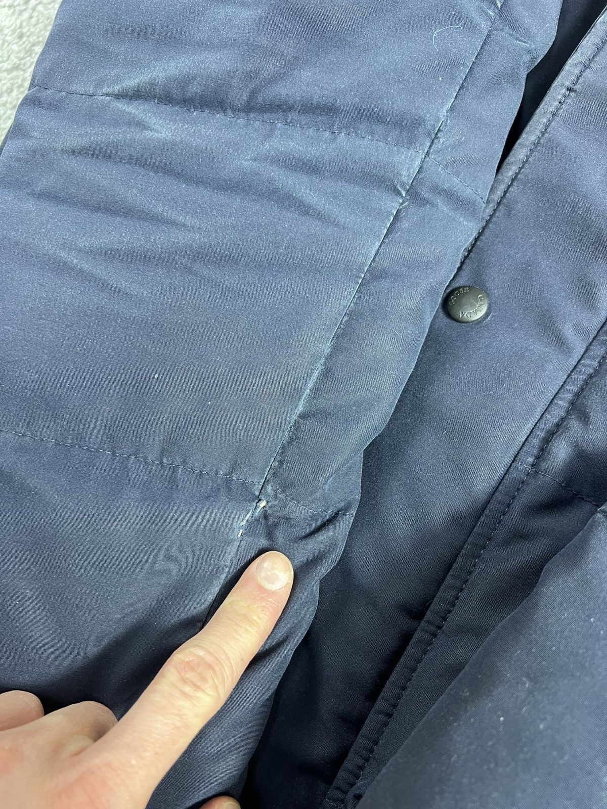Canada Goose Canada Goose Carson Blue Parka with Coyote Fur Size US L / EU 52-54 / 3 - 6 Thumbnail