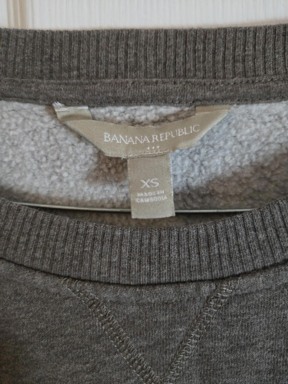 Banana Republic Banana Republic Sweatshirt Womens XS Brown Neutral Crew Neck Size XS / US 0-2 / IT 36-38 - 8 Thumbnail