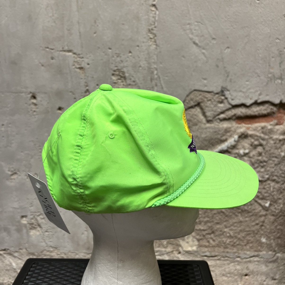 Vintage Vintage 1998 National Championship Air Races Neon Green Hat Size ONE SIZE - 4 Thumbnail