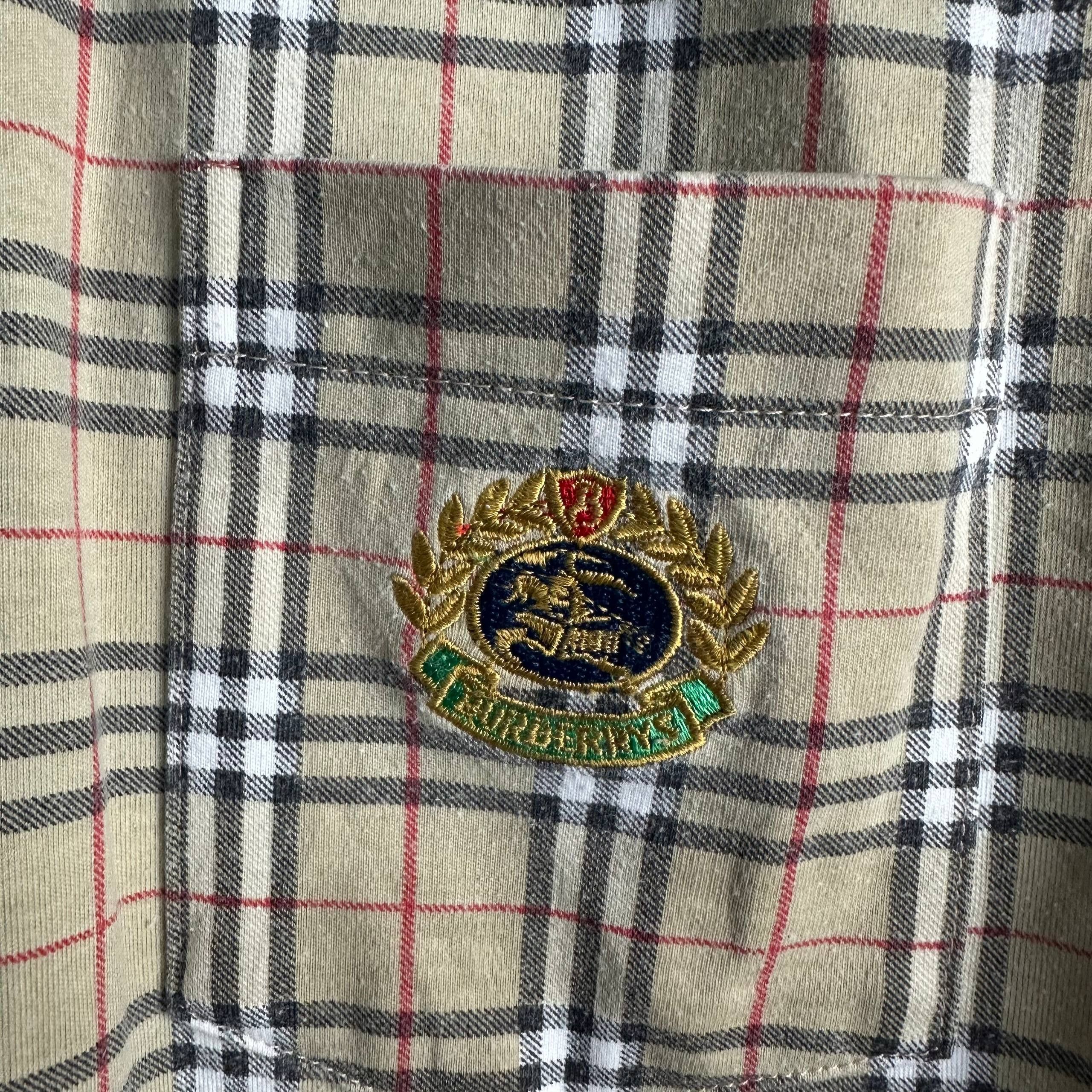 Burberry Vintage Burberry Nova Check Polo Shirt Size US L / EU 52-54 / 3 - 5 Thumbnail