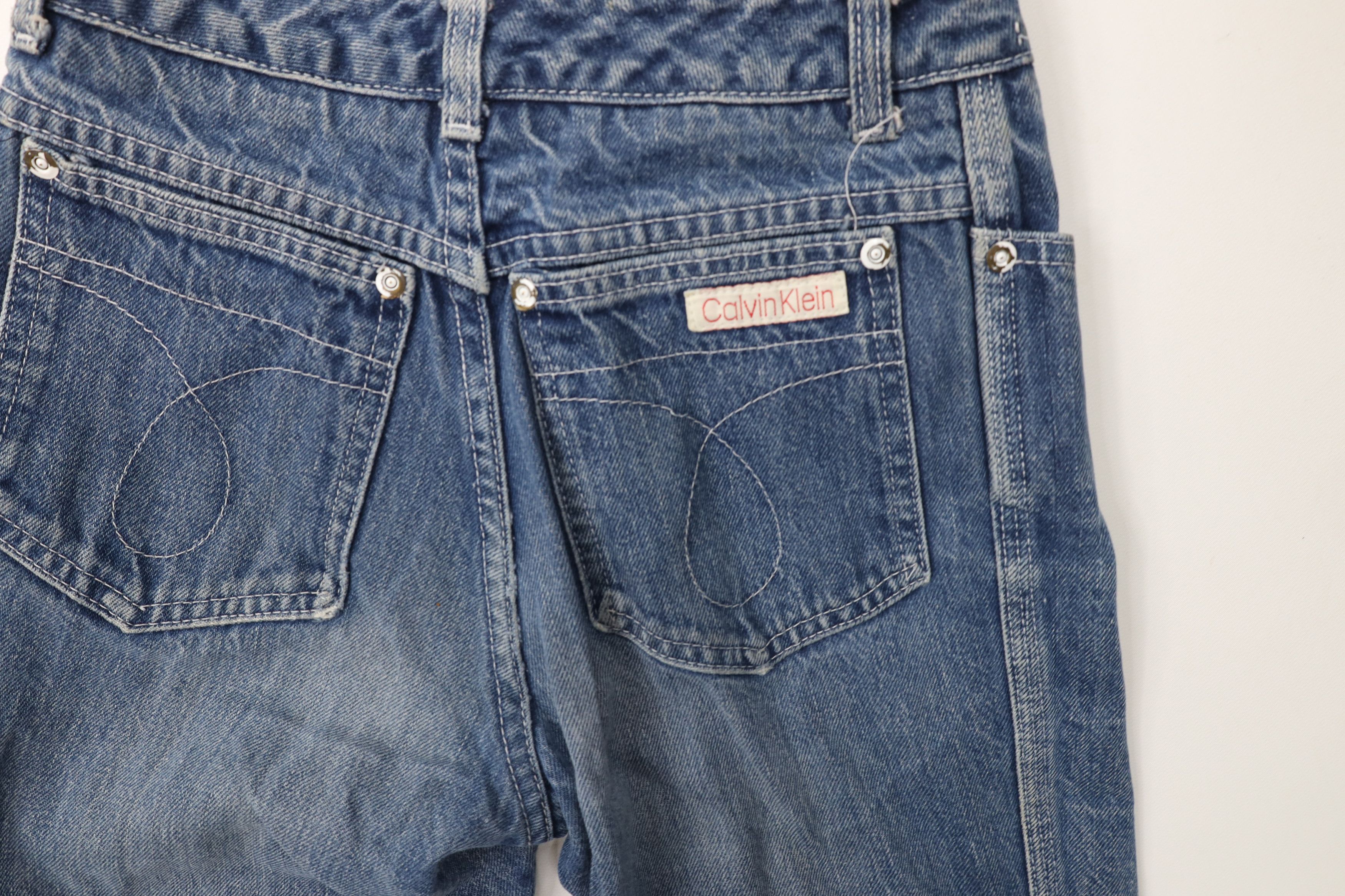 Guess × Vintage Vintage 80s Guess Skinny Straight Leg Denim Jeans Blue USA Size 24" / US 00 / IT 34 - 14 Thumbnail