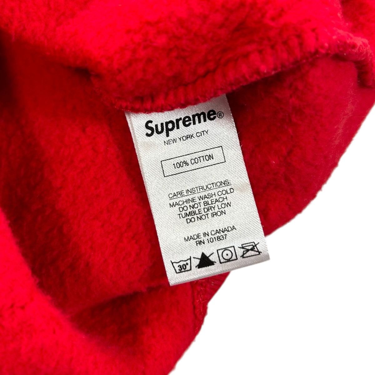 Futura × Supreme Supreme FW20 Red & White Futura Logo Crewneck Sweatshirt Size US XL / EU 56 / 4 - 5 Thumbnail