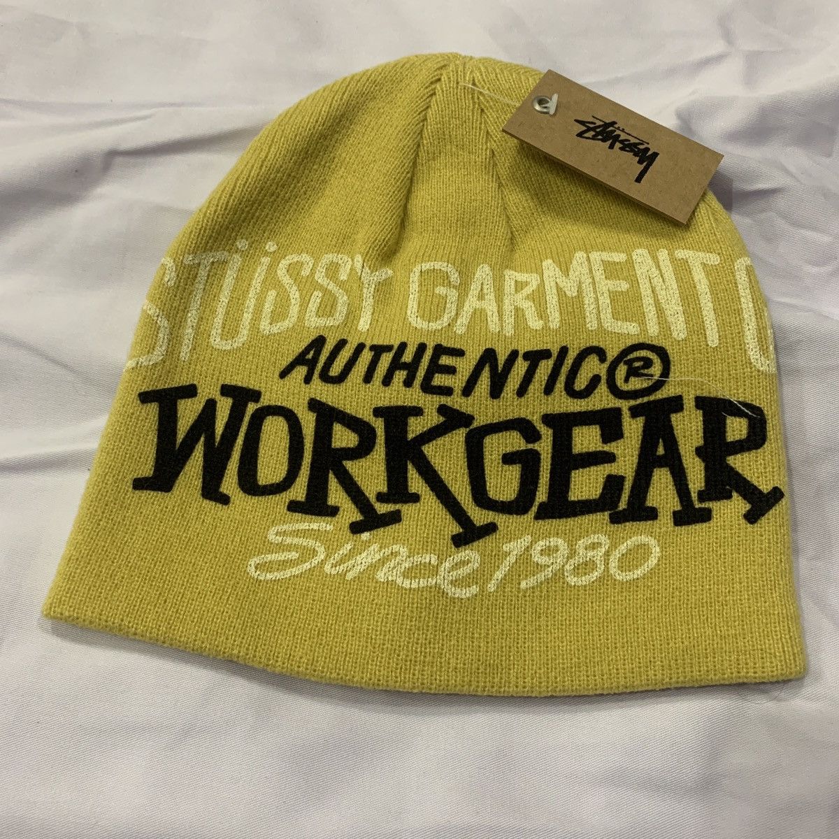 Stussy × Vintage Stussy Workgear Print Skullcap Size ONE SIZE - 1 Thumbnail