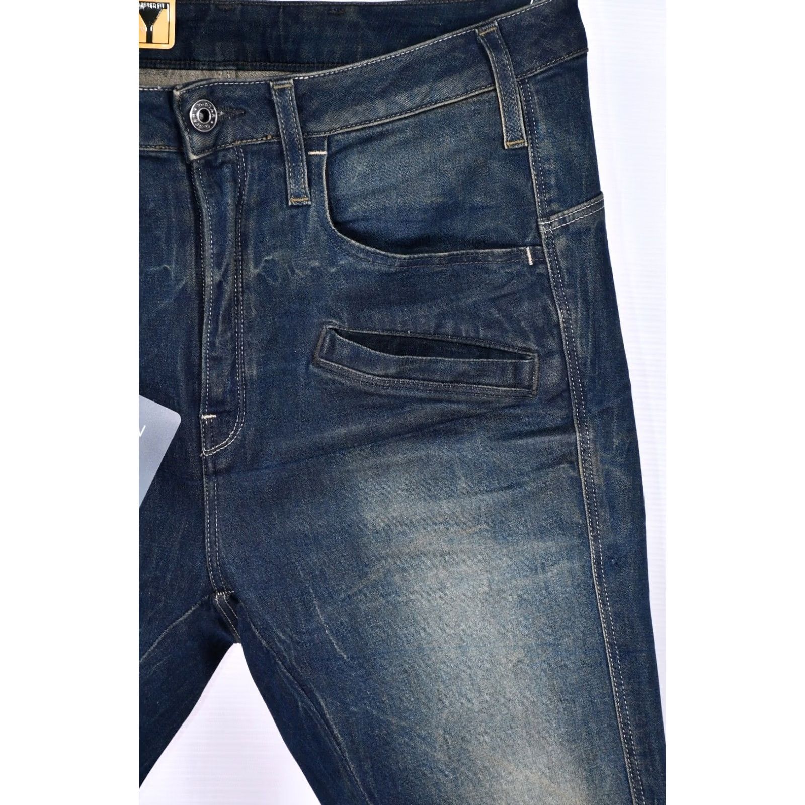 G-Star G-Star Raw Davin Loose Tapered Blight Superstretch Denim Women's W28 L32 Jeans Size ONE SIZE - 6 Thumbnail