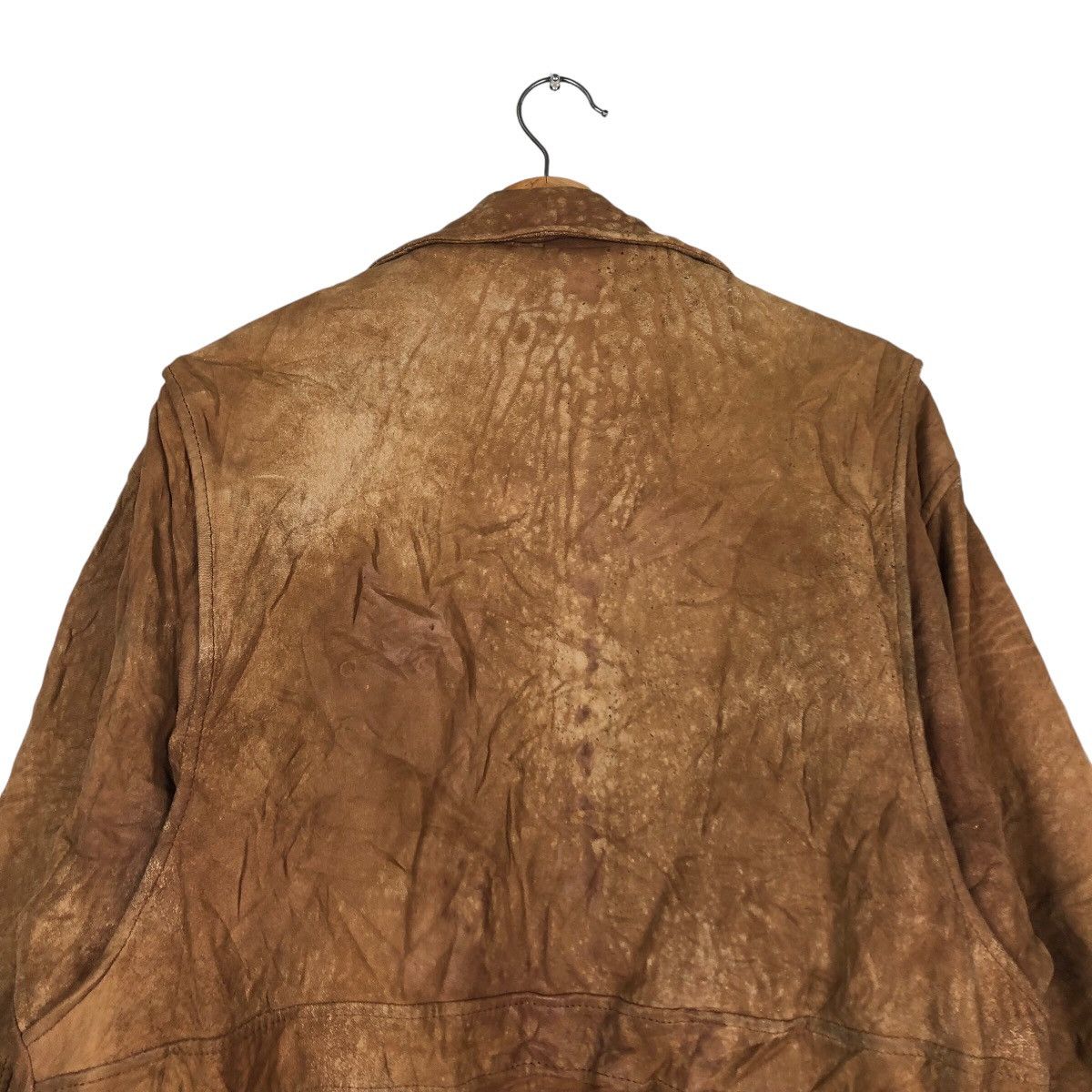 Vintage Vintage Military Type A-2 Flight Jacket Genuine Leather Usa Size US L / EU 52-54 / 3 - 10 Thumbnail