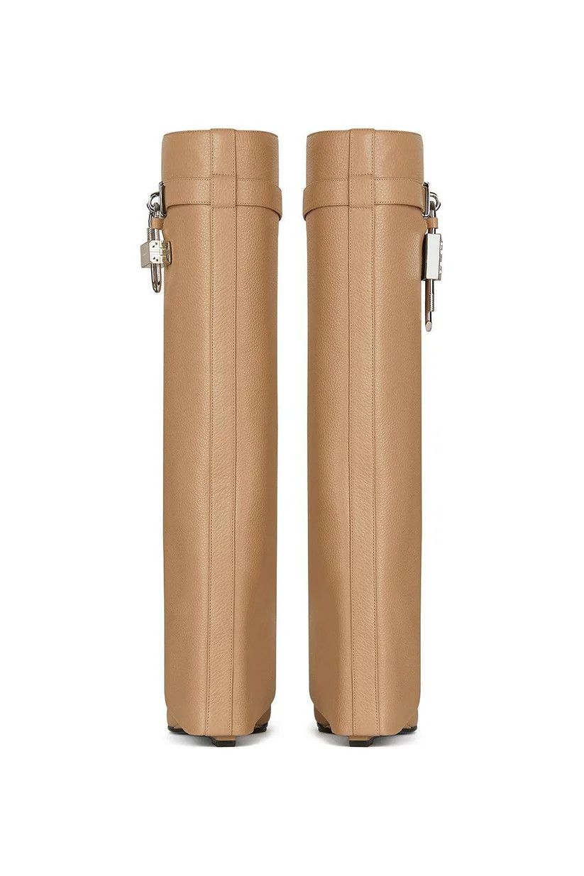 Givenchy o1srvl11e0126 Shark Locks Boots in Beige Size US 7.5 / IT 37.5 - 6 Thumbnail