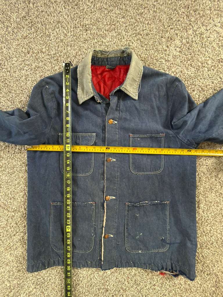 Wrangler 1970's Blue Bell Wrangler Denim Chore Coat - Vintage Size US M / EU 48-50 / 2 - 9 Thumbnail