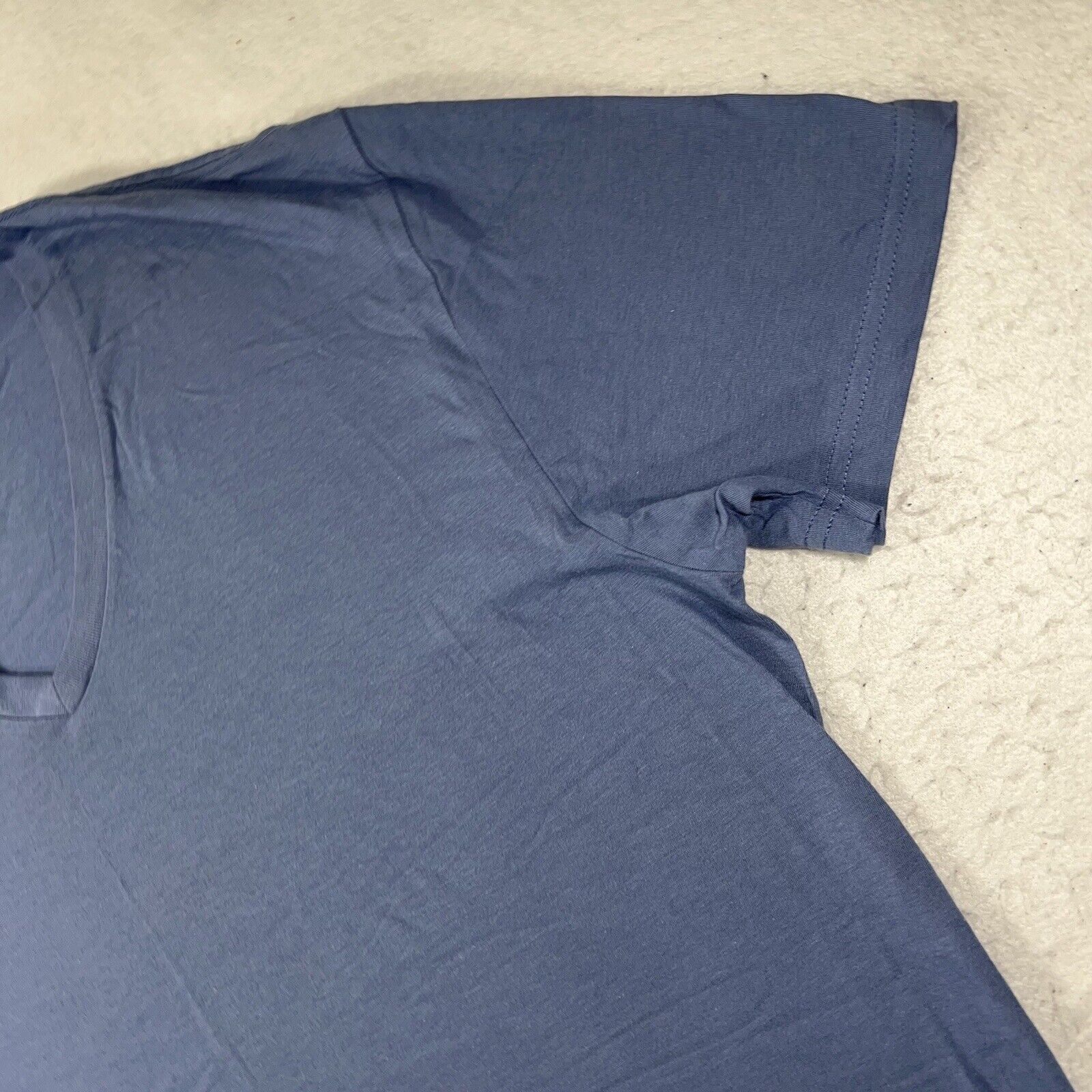 Polo Ralph Lauren Polo Ralph Lauren Large V-Neck Blue T Shirt Navy Pony Logo Size US L / EU 52-54 / 3 - 3 Thumbnail