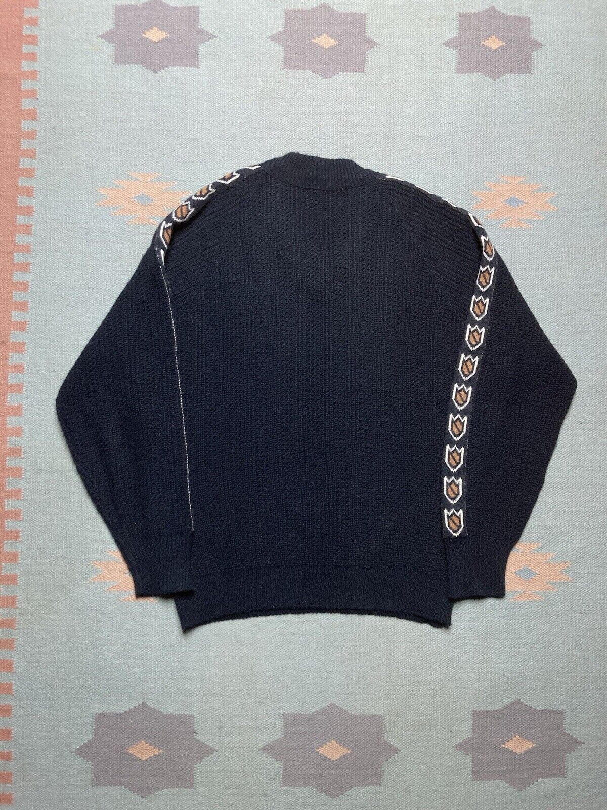 Robert Bruce × Vintage 60s knit sweater Robert Bruce v neck acrylic soft shaggy L Size US L / EU 52-54 / 3 - 5 Thumbnail