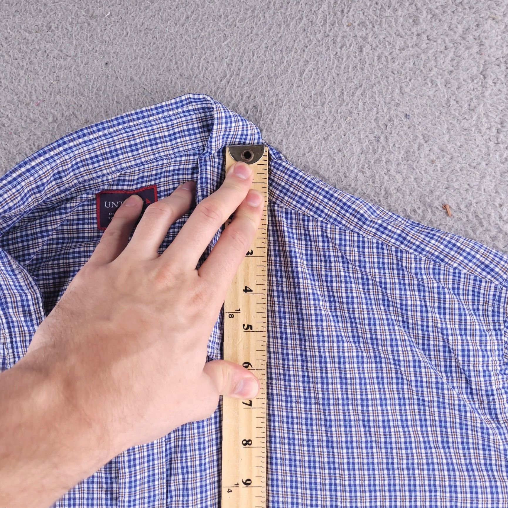 UNTUCKit UNTUCKit Shirt Mens 3XL Long Sleeve Button-Up Nylon Stretch Micro Check Multicolor NYLON Stretch Untuckit Mens 3XL Long Sleeve Button-Up Check Pattern Size US XXL / EU 58 / 5 - 5 Thumbnail