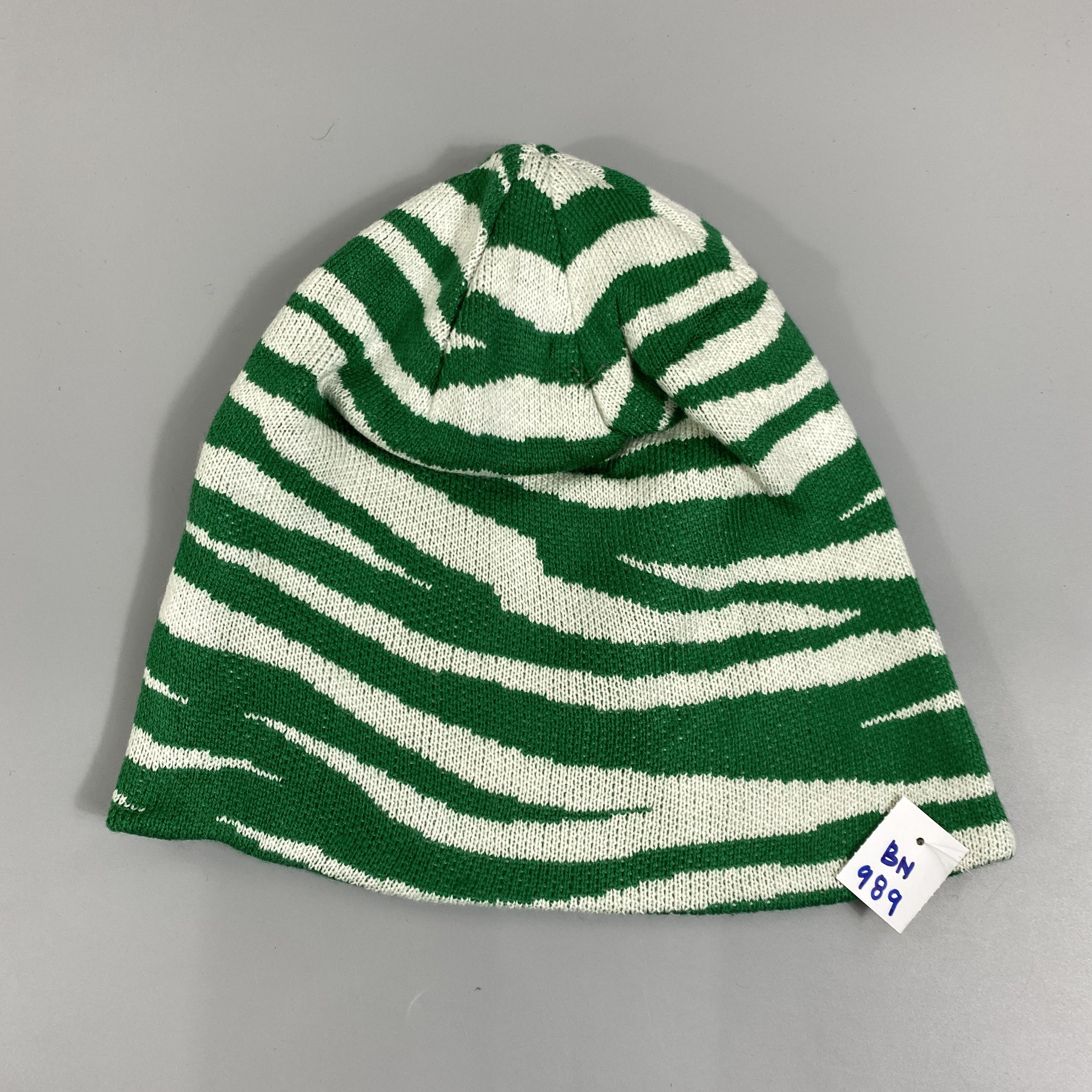 Japanese Brand Vintage Striped Slouchy Beanie Hats -BN989 Size ONE SIZE - 6 Thumbnail