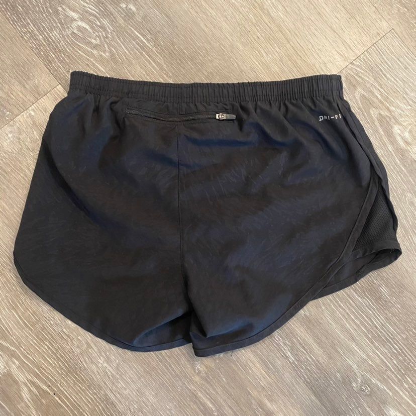 Nike Nike Black Pattern Athletic Workout Shorts Women XS Running Size 25" / US 0 / IT 36 - 2 Thumbnail