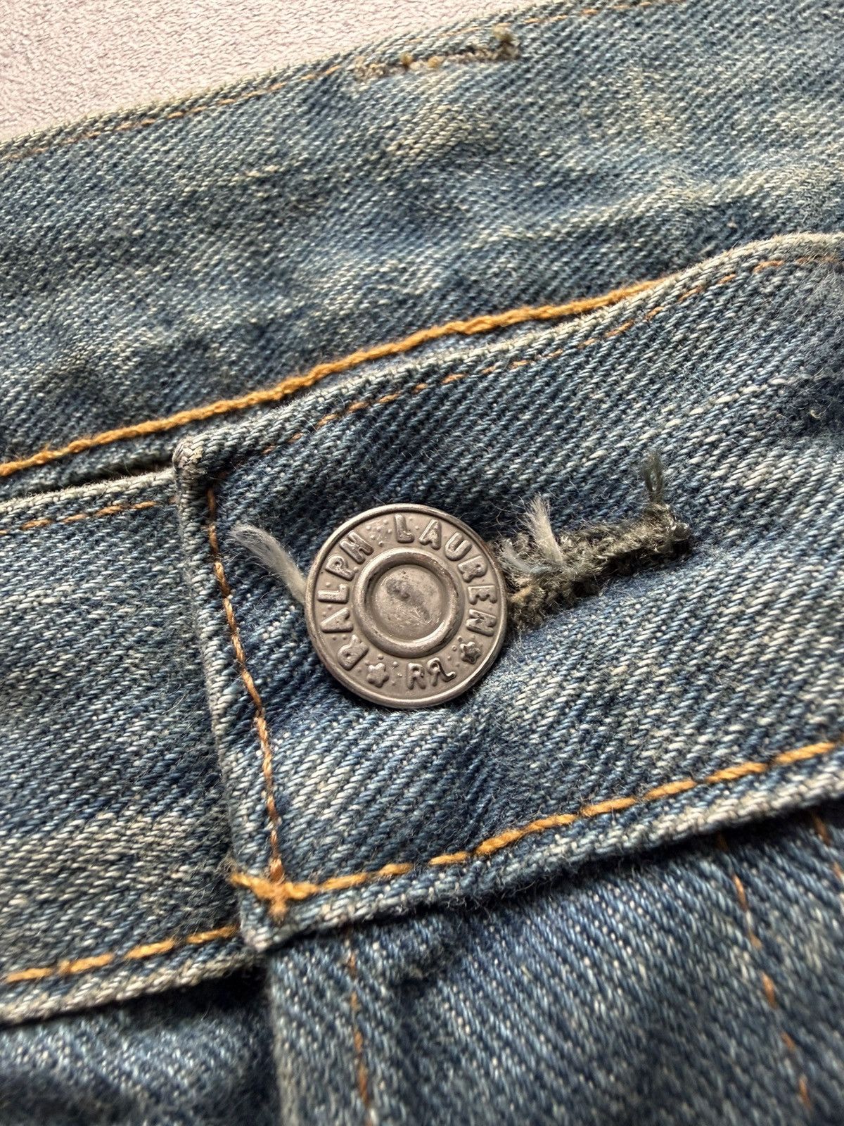 RRL Ralph Lauren Vintage Jeans Double Ralph Lauren Japan Selvedge Denim rare Size US 36 / EU 52 - 6 Thumbnail